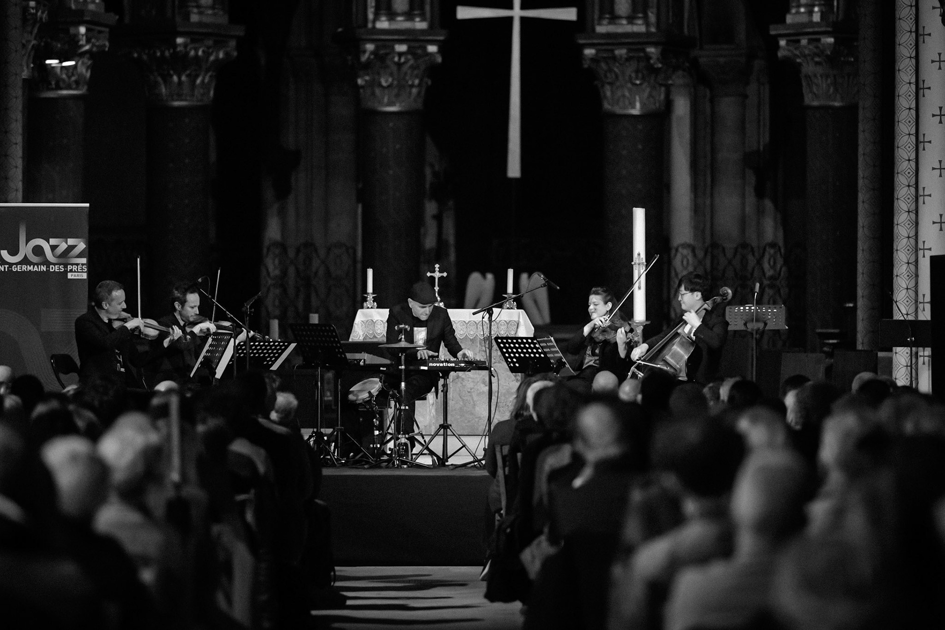 Quatuor Ebène &amp; Xavier Tribolet, Festival Jazz à Saint-Germain-des-Prés - Paris, Eglise Saint-Germain-des-Prés