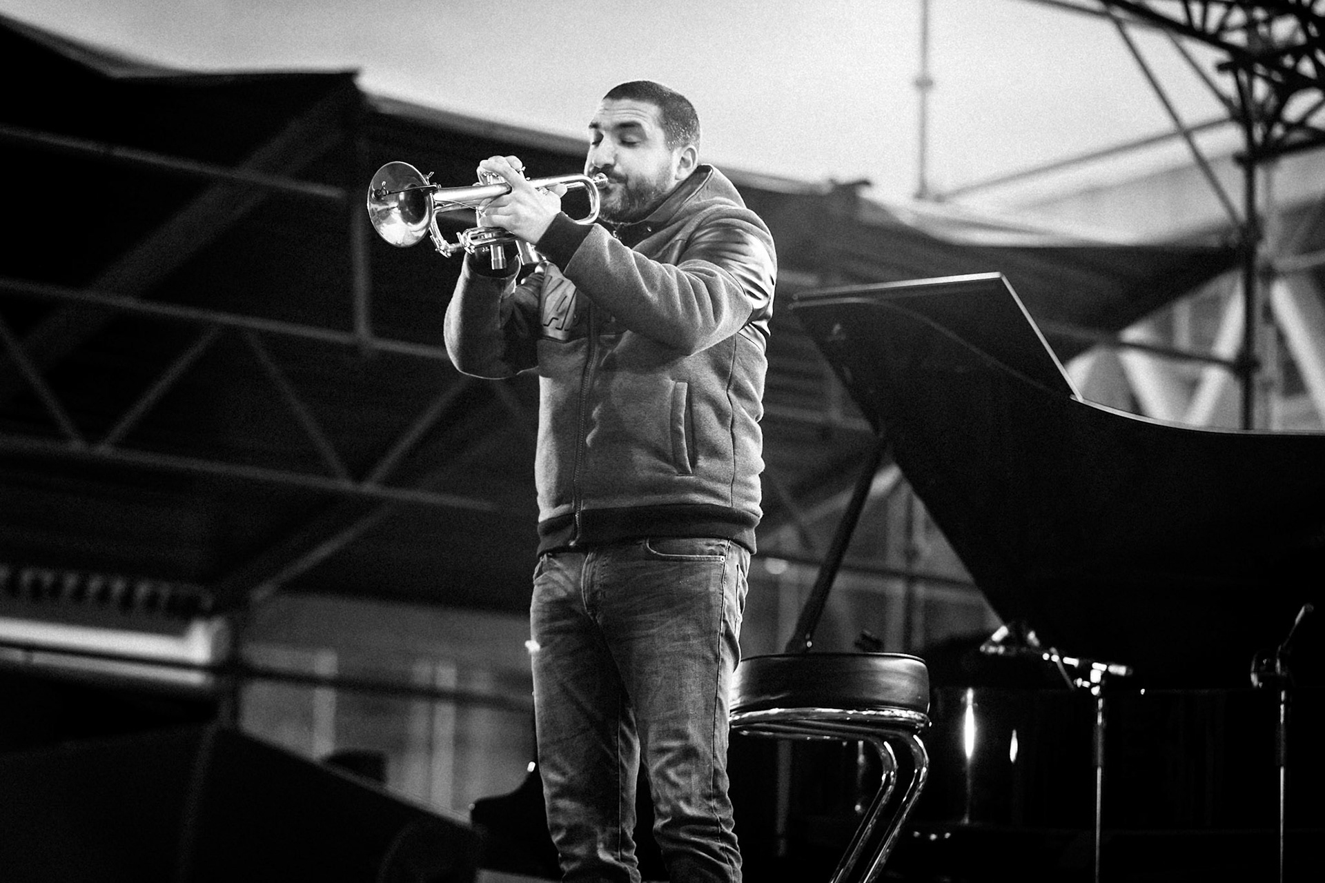 Ibrahim Maalouf avec François Delporte, La Défense Jazz Festival, Parvis de la Défense, 26 septembre 2020