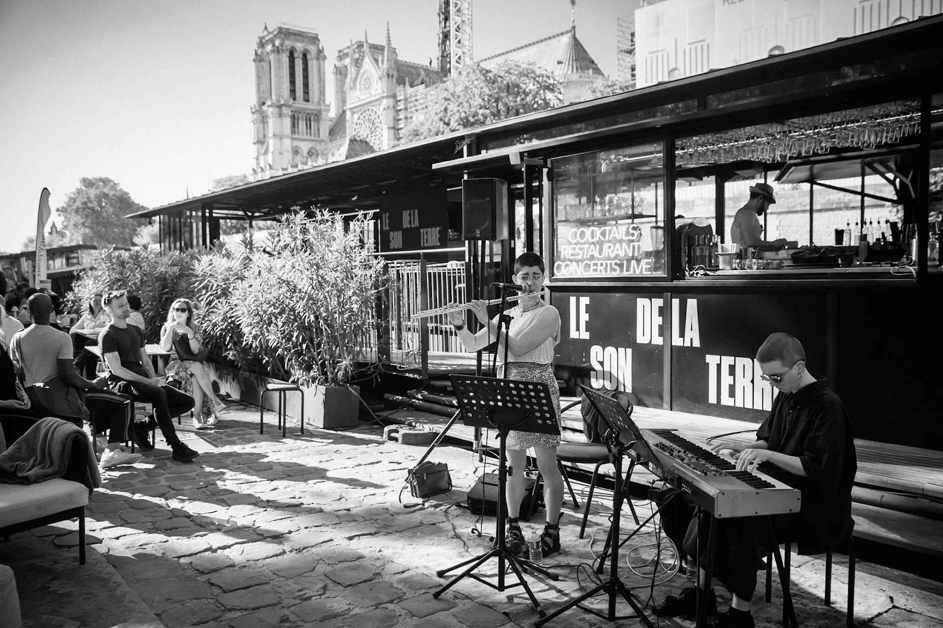 Lou Guénet &amp; Lilou Claverie, Festival Jazz à Saint-Germain-des-Prés - Paris, Péniche Le Son de la Terre