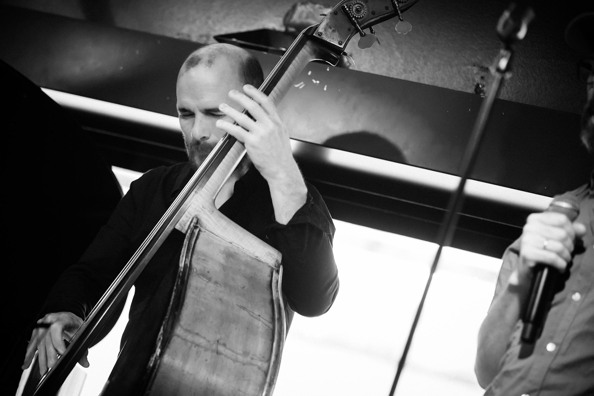 Laurent Courthaliac trio, guests Hugh Coltman &amp; Krysrle Warren, Festival Jazz à Saint-Germain-des-Prés - Paris, Péniche Le Son de la Terre