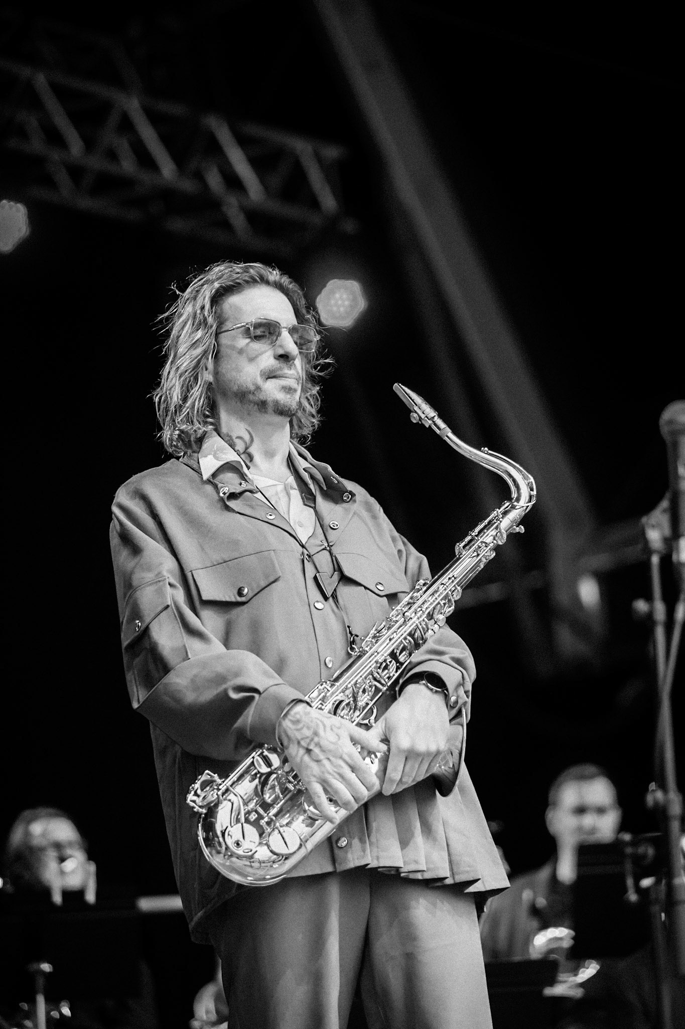 Samy Thiébault "Awé Large Ensemble", La Défense Jazz Festival, Parvis de la Défense, 26 juin 2023