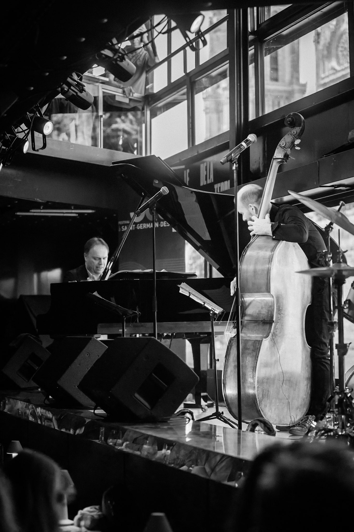 Laurent Courthaliac trio, guests Hugh Coltman &amp; Krysrle Warren, Festival Jazz à Saint-Germain-des-Prés - Paris, Péniche Le Son de la Terre