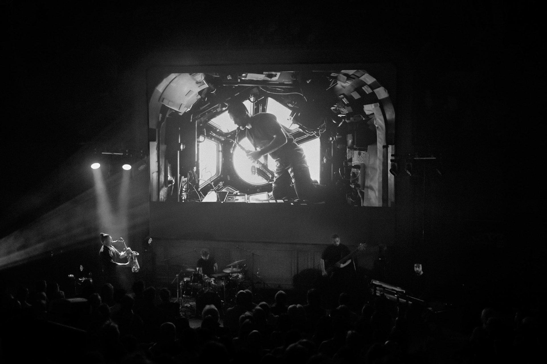 Guillaume Perret Quartet, Festival Jazz à Saint-Germain-des-Prés - Paris, grand amphithéâtre de la Maison de l'Océan