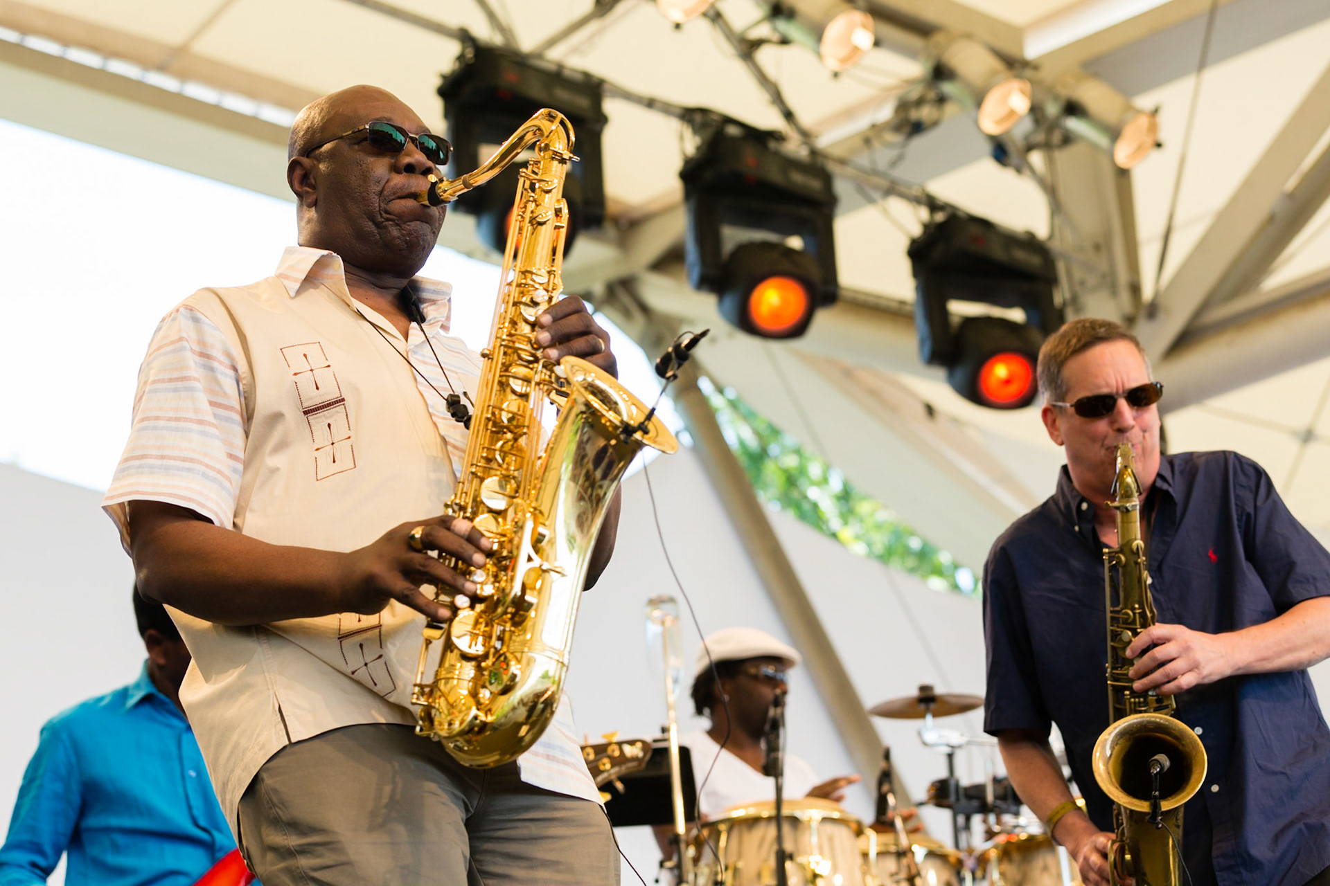 Manu Dibango & le Soul Makossa Gang - Espace Delta - Parc Floral de Paris - 22 juin 2014