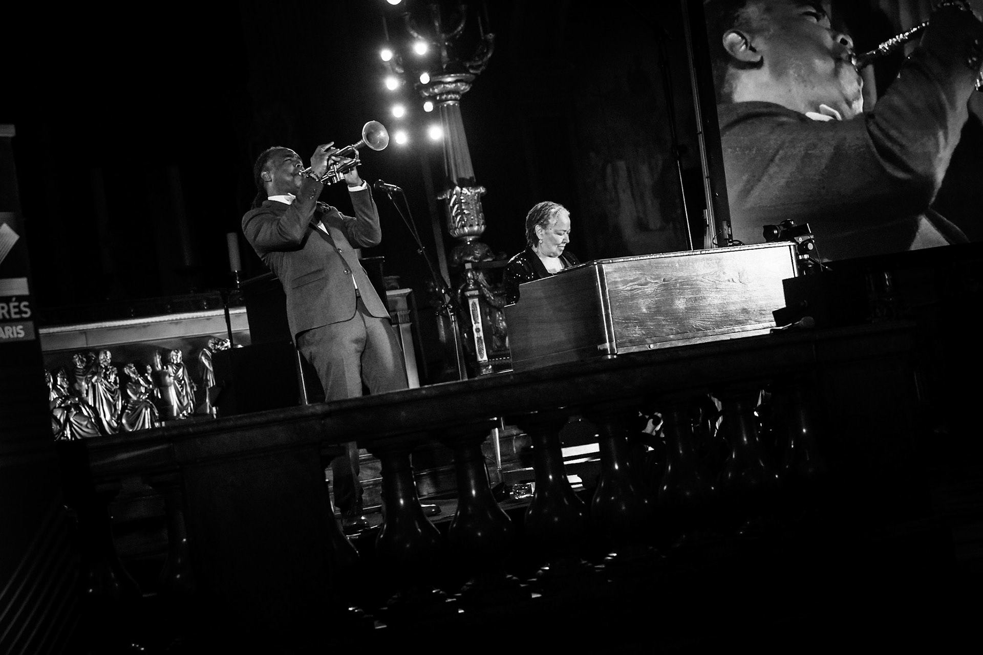 Rhoda Scott &amp; Sophie-Véronique Cauchefer-Choplin, Festival Jazz à Saint-Germain-des-Prés - Paris, Eglise Saint-Sulpice