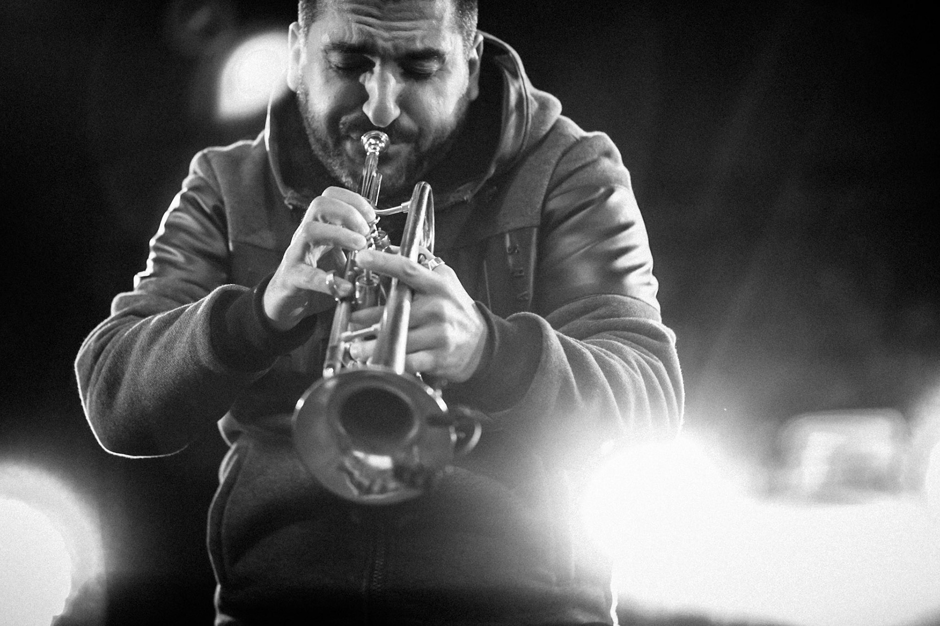 Ibrahim Maalouf avec François Delporte, La Défense Jazz Festival, Parvis de la Défense, 26 septembre 2020