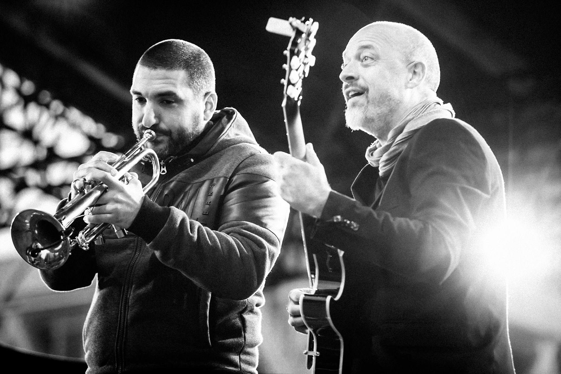 Ibrahim Maalouf avec François Delporte, La Défense Jazz Festival, Parvis de la Défense, 26 septembre 2020