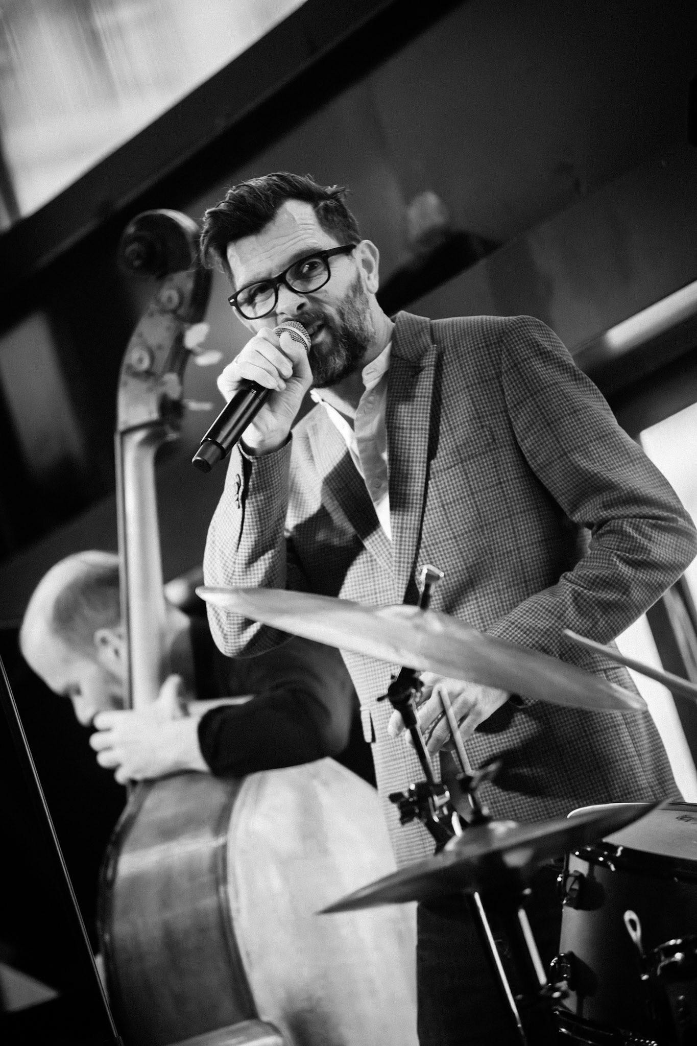 Laurent Courthaliac trio, guests Hugh Coltman &amp; Krysrle Warren, Festival Jazz à Saint-Germain-des-Prés - Paris, Péniche Le Son de la Terre