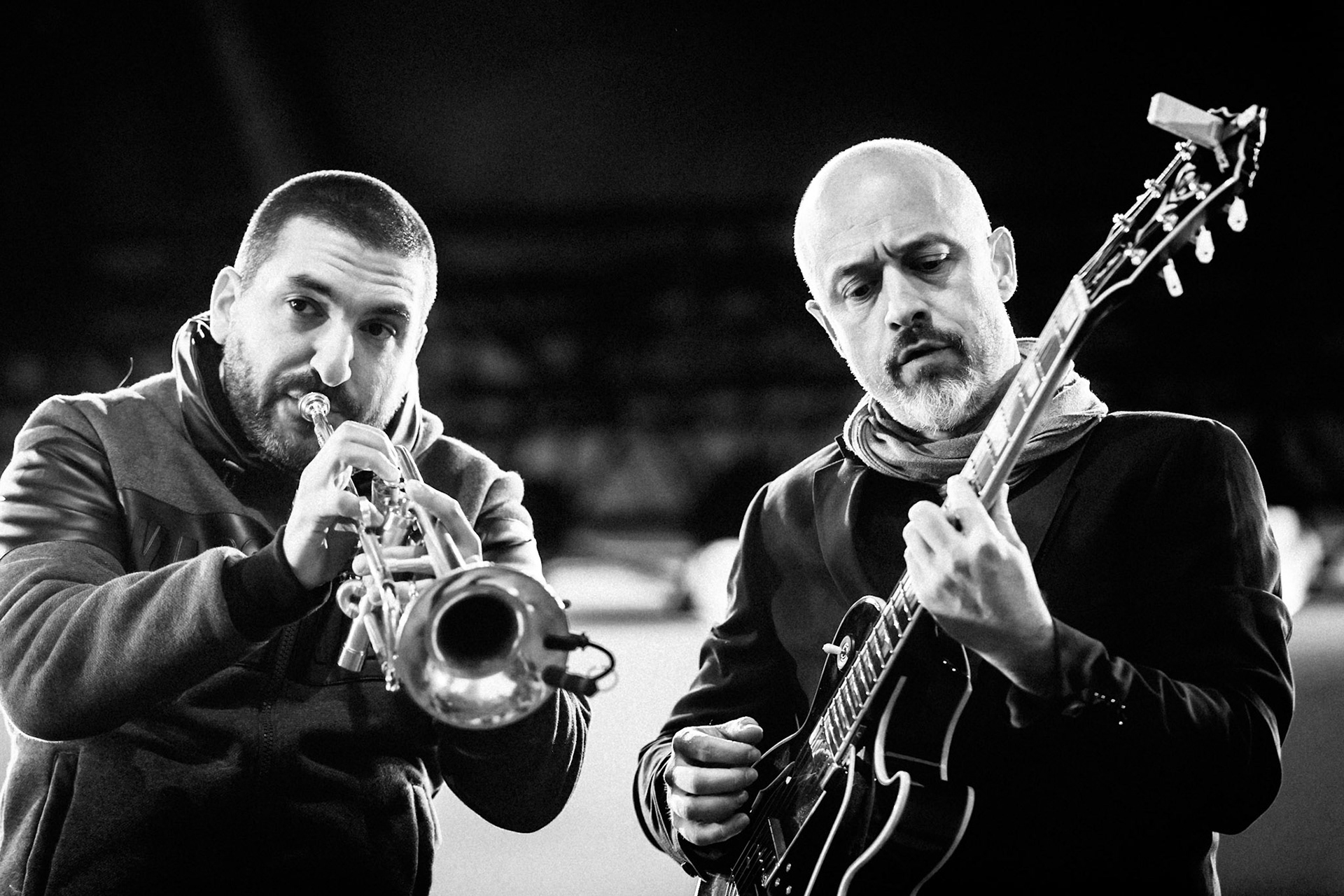 Ibrahim Maalouf avec François Delporte, La Défense Jazz Festival, Parvis de la Défense, 26 septembre 2020