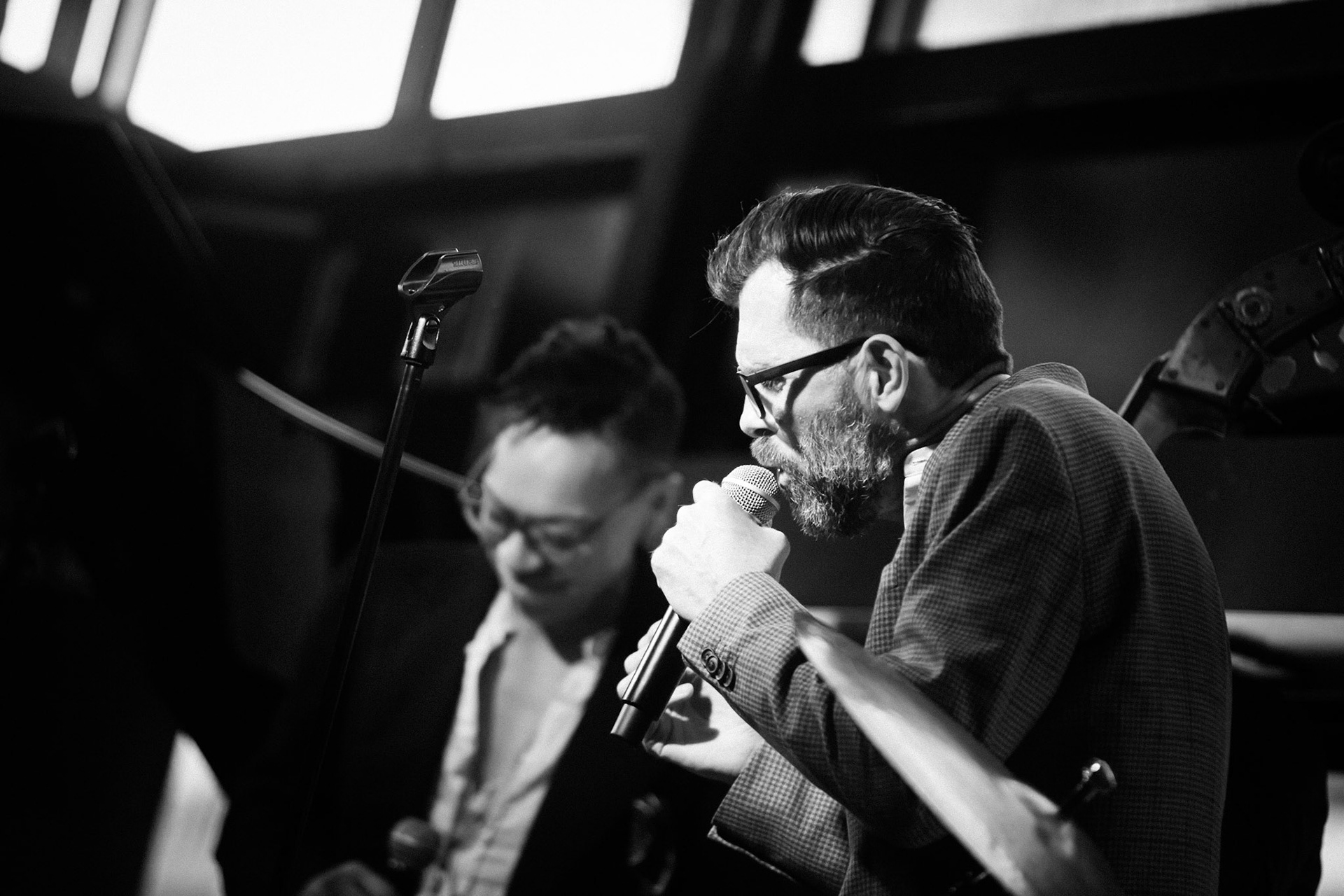Laurent Courthaliac trio, guests Hugh Coltman &amp; Krysrle Warren, Festival Jazz à Saint-Germain-des-Prés - Paris, Péniche Le Son de la Terre