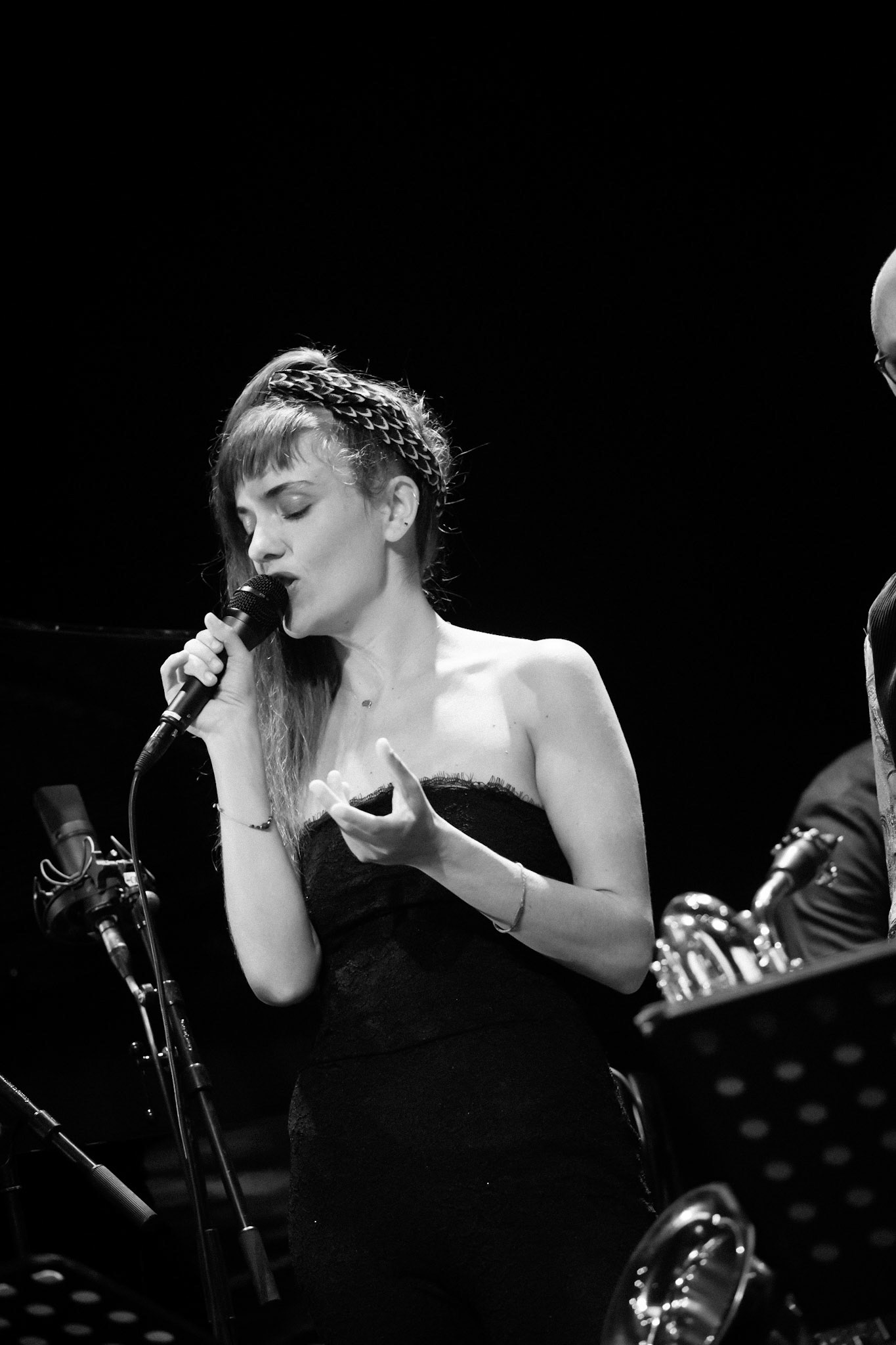 Leïla Olivesi Octet, special guest Camille Berthault, Festival Jazz à Saint-Germain-des-Prés - Paris, Théâtre de l'Alliance Française