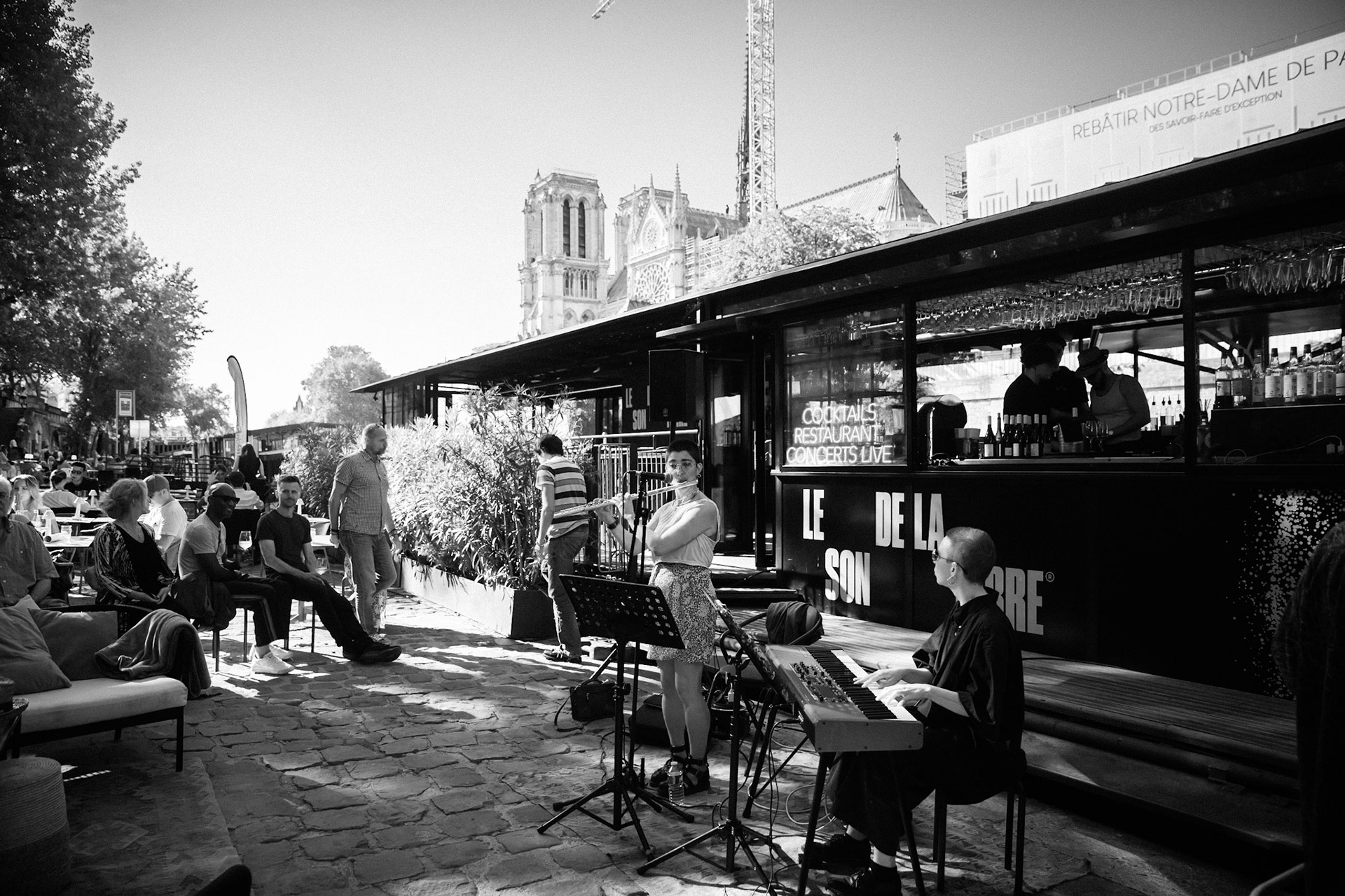 Lou Guénet &amp; Lilou Claverie, Festival Jazz à Saint-Germain-des-Prés - Paris, Péniche Le Son de la Terre