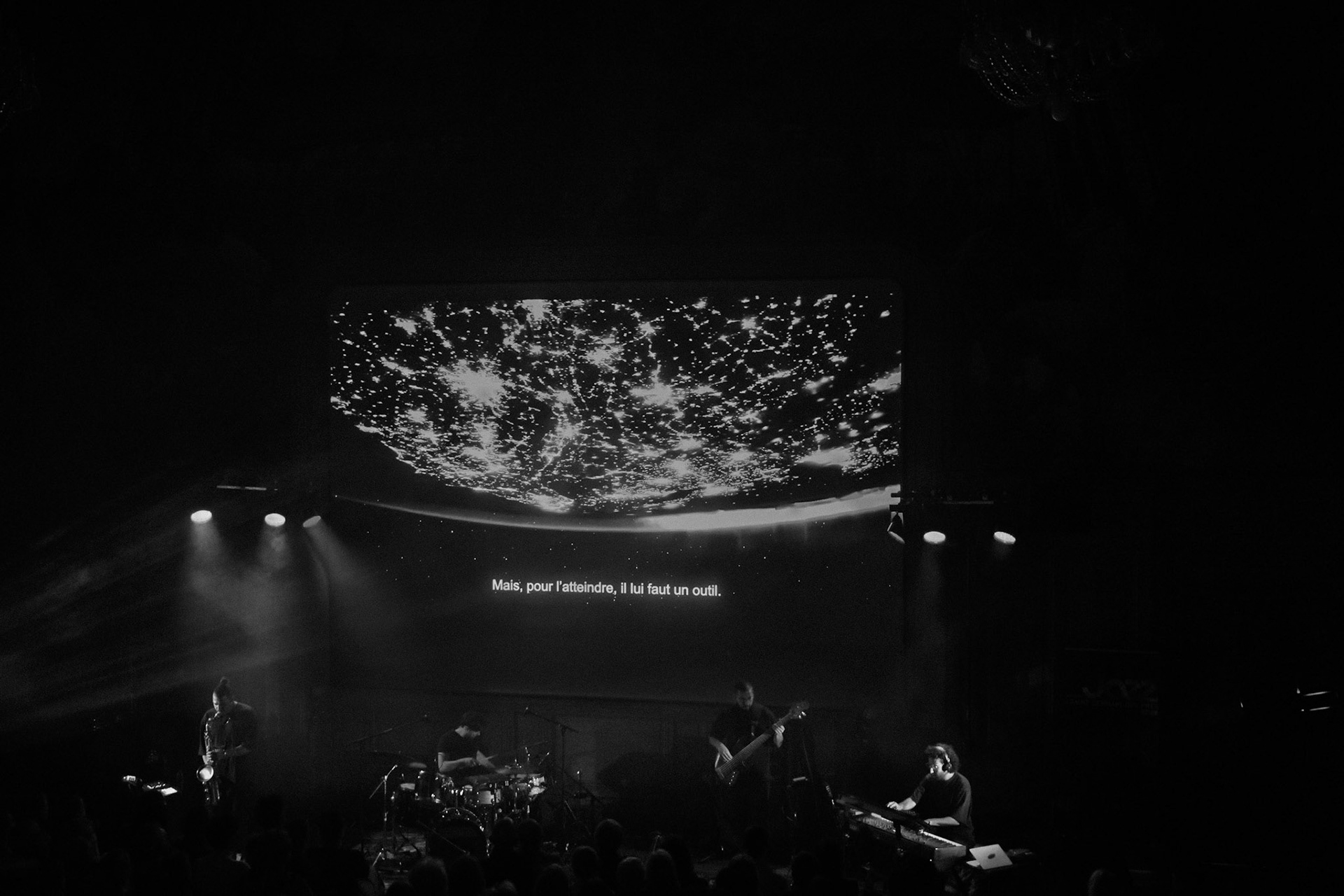 Guillaume Perret Quartet, Festival Jazz à Saint-Germain-des-Prés - Paris, grand amphithéâtre de la Maison de l'Océan