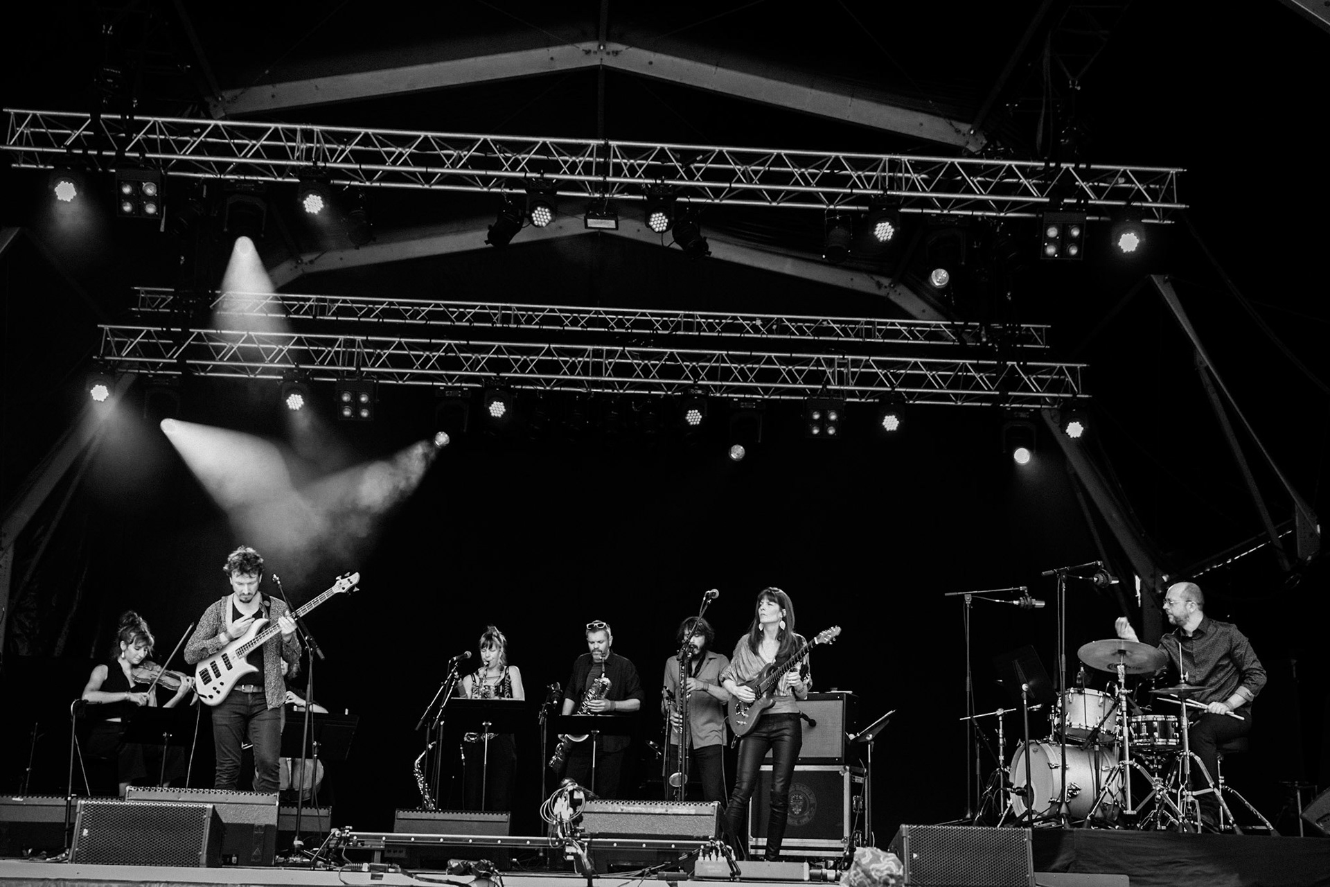 Moger Orchestra, La Défense Jazz Festival, Parvis de la Défense, 28 juin 2023