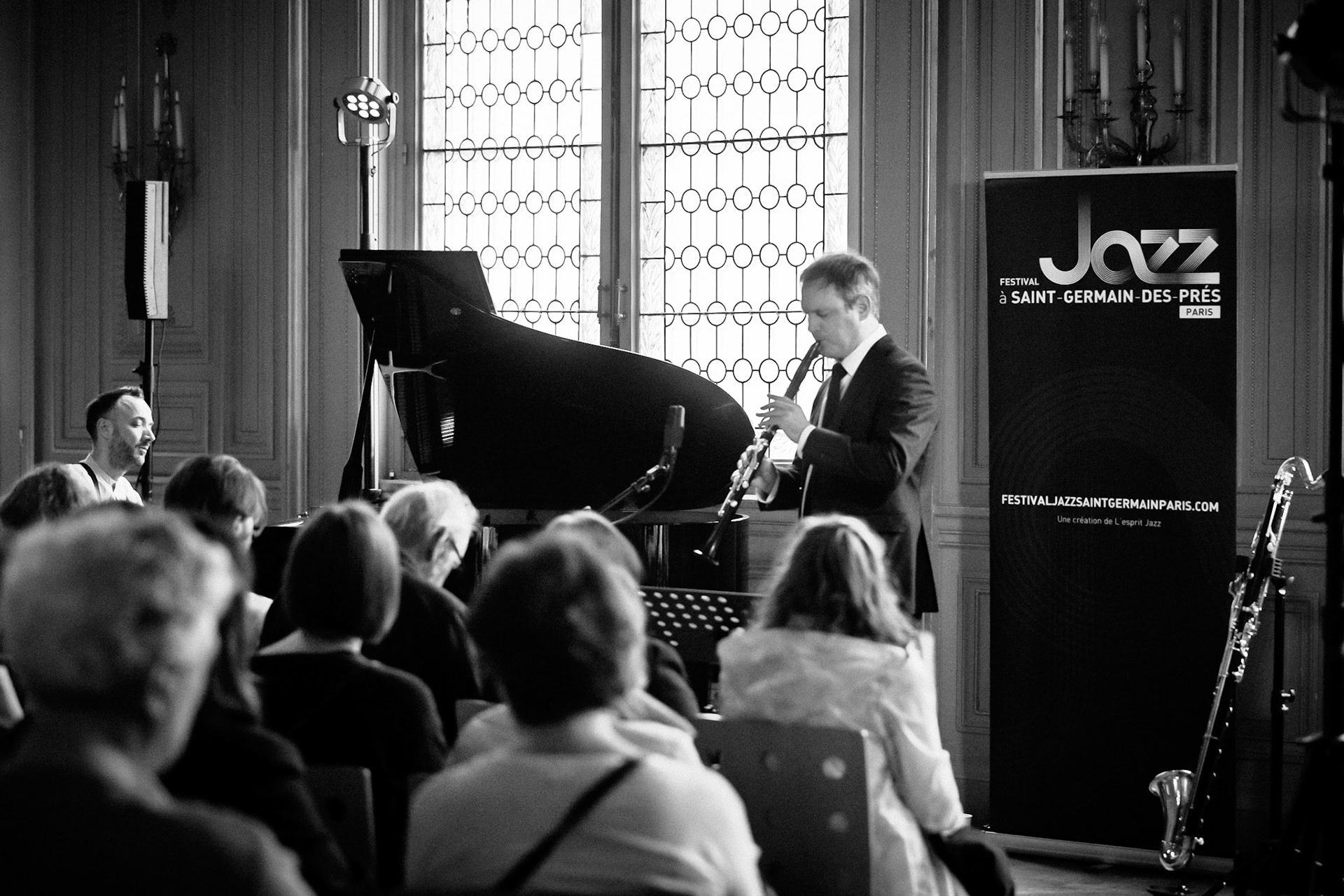 Pierre-François Blanchard &amp; Thomas Savy, Festival Jazz à Saint-Germain-des-Prés - Paris, Salle des fêtes - Mairie du 6ème
