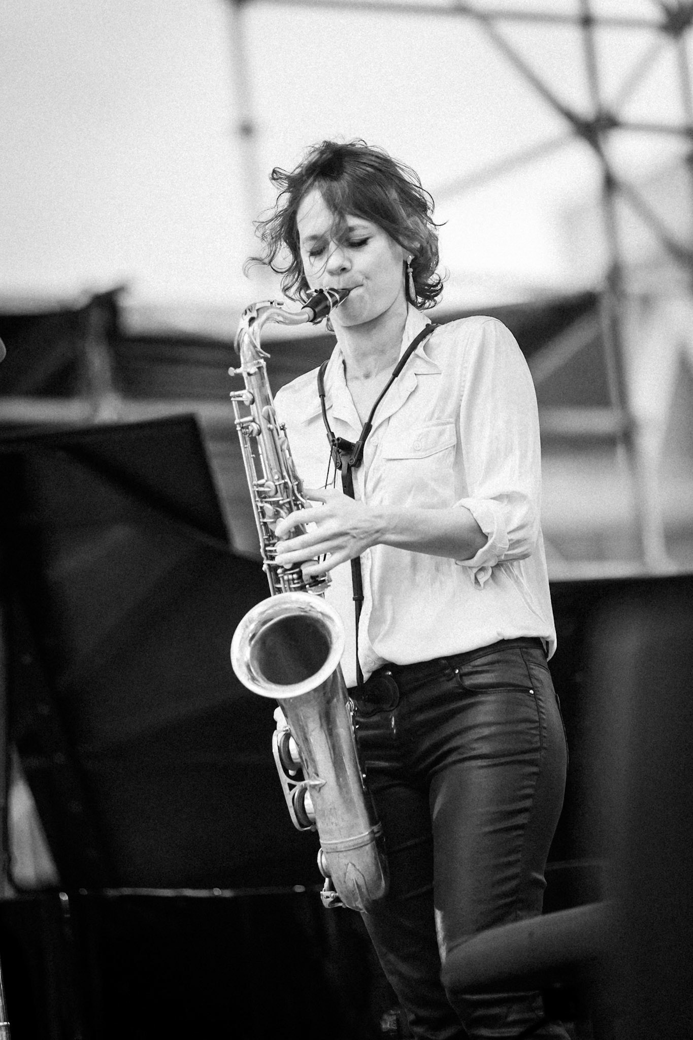 Sophie Alour invite Abdallah Abozekry, La Défense Jazz Festival, Parvis de la Défense, 23 septembre 2020