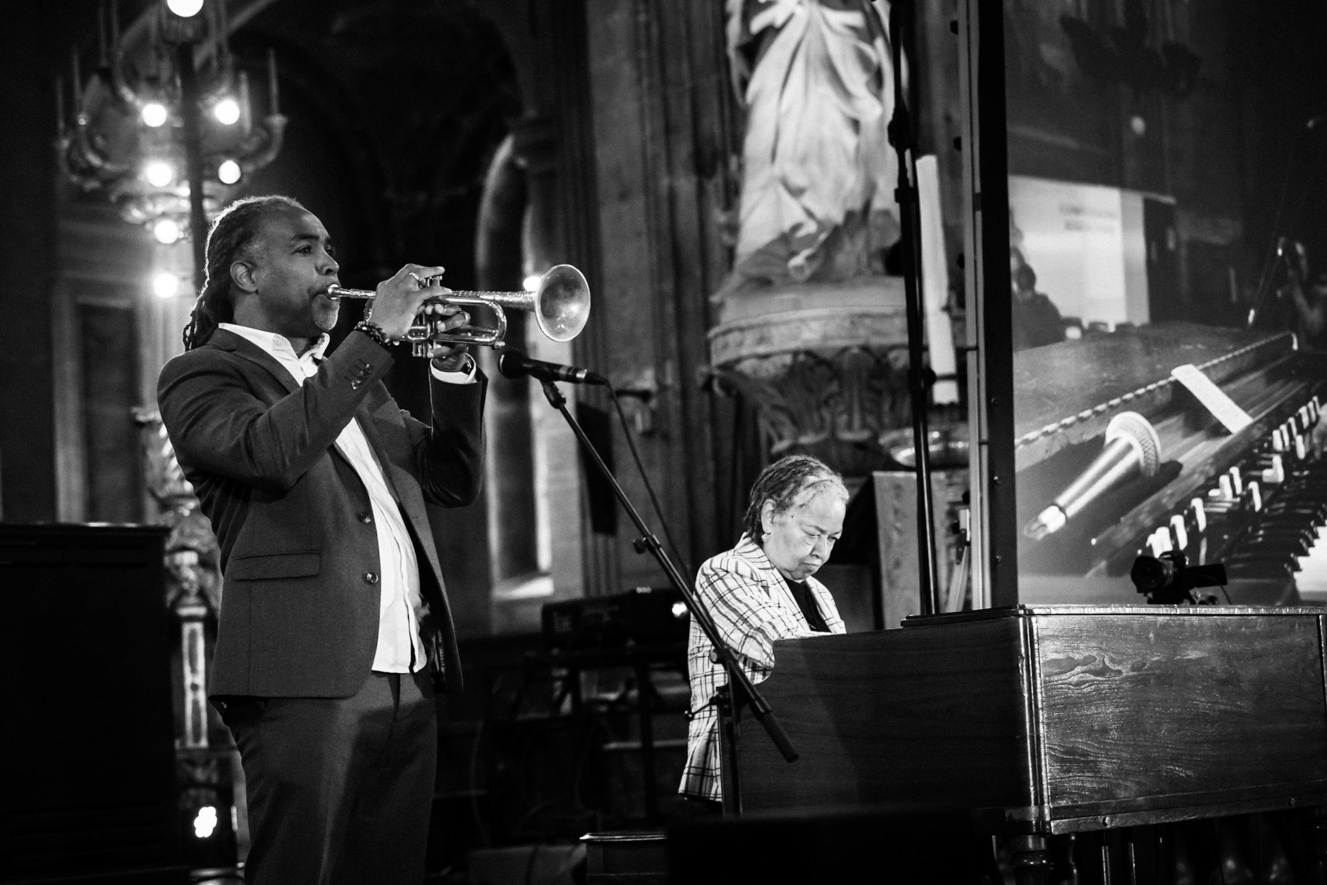 Rhoda Scott &amp; Sophie-Véronique Cauchefer-Choplin, Festival Jazz à Saint-Germain-des-Prés - Paris, Eglise Saint-Sulpice