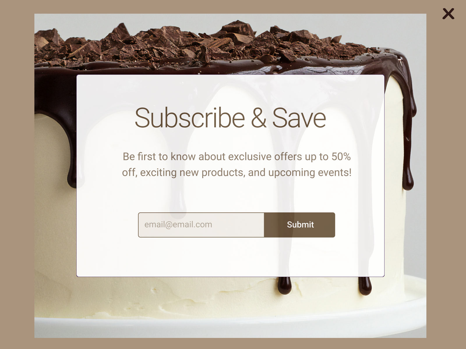 DailyUI Pop Up