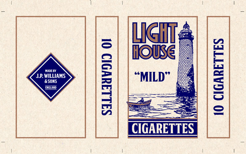 Lighthouse Cigarette box
