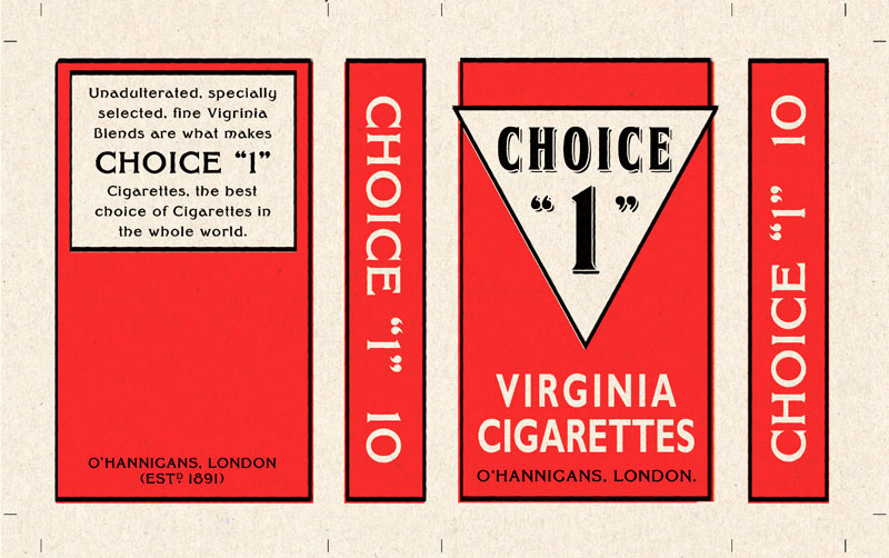 Choice 1 Cigarette box