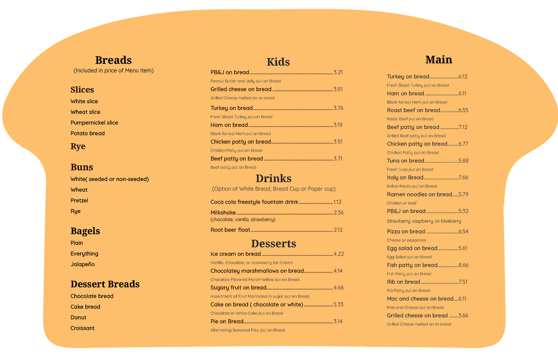 Menu Back