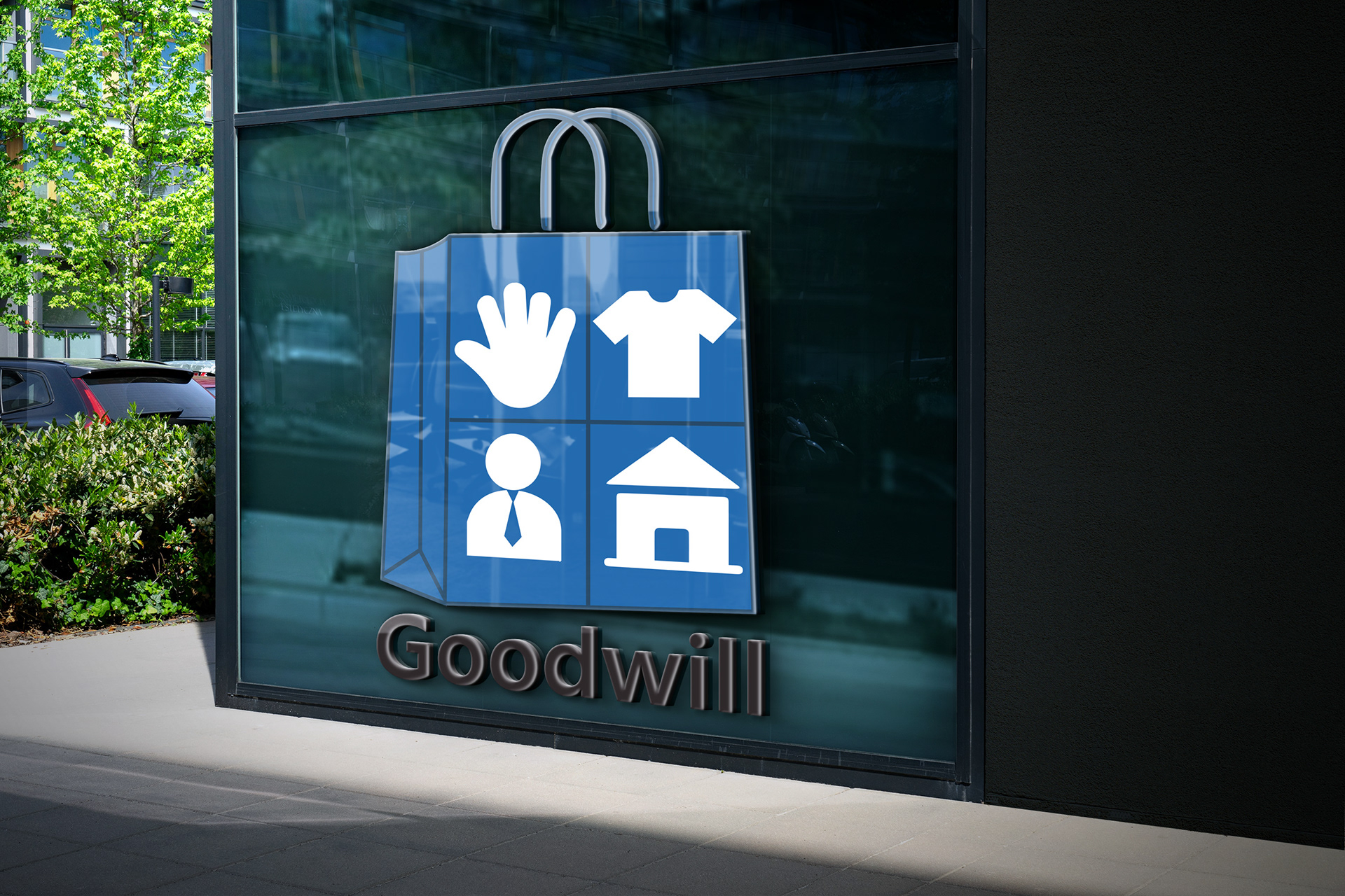 Logo on Building