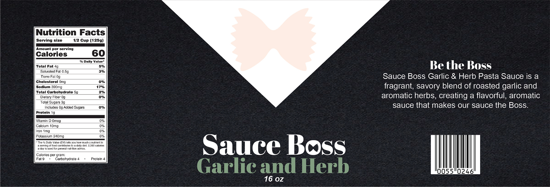 Garlic and Herb Label