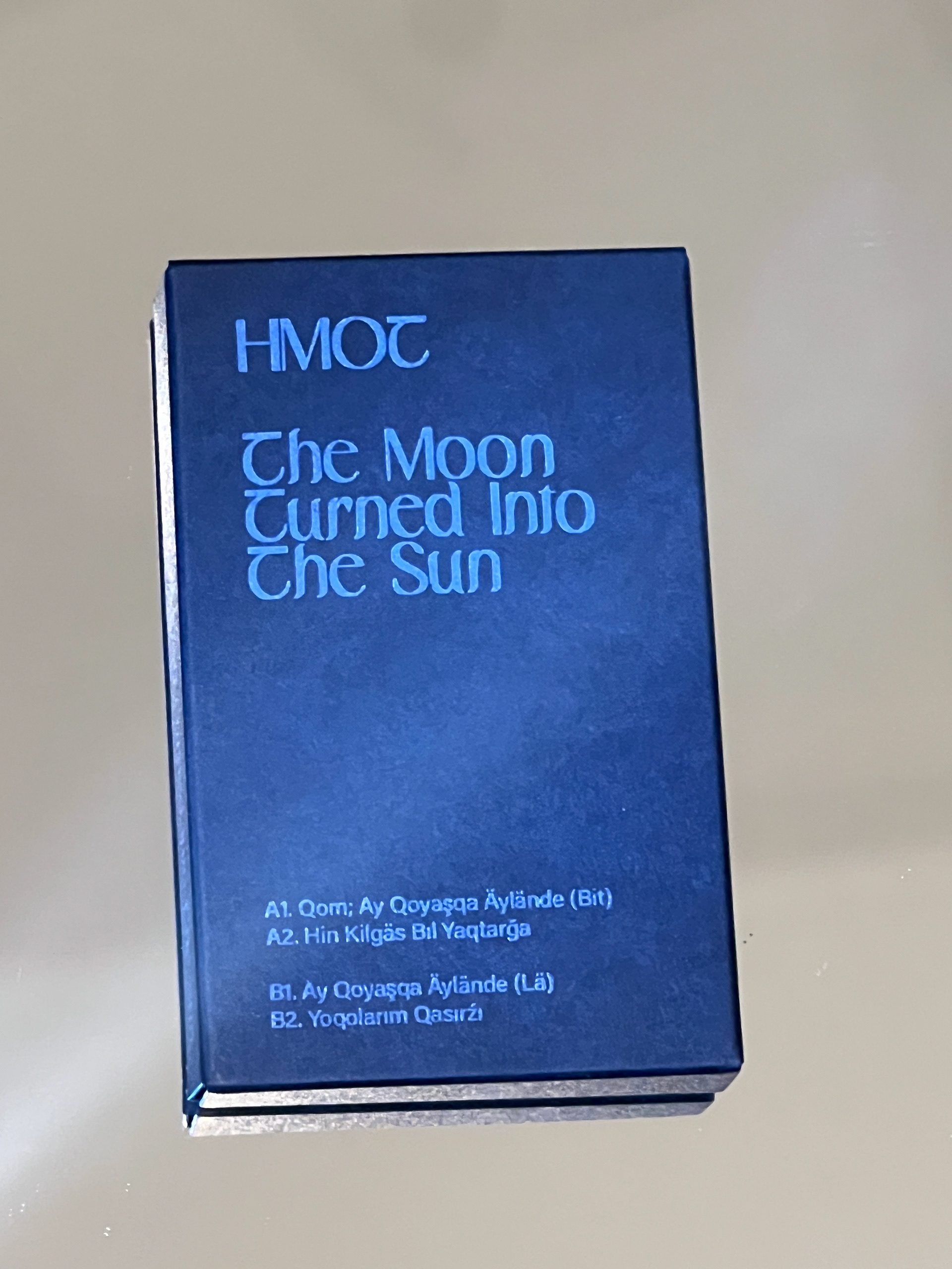 HMOT "The Moon Turned Into The Sun" cassette photo by Liza Kin