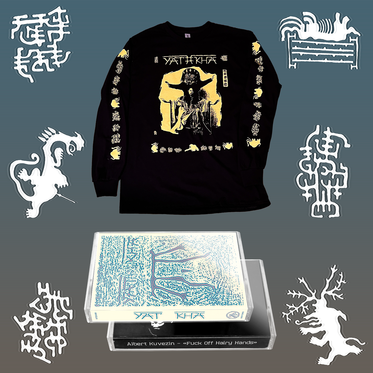 Yat-Kha "Khan Part 23" cassette bundle photo & design by me