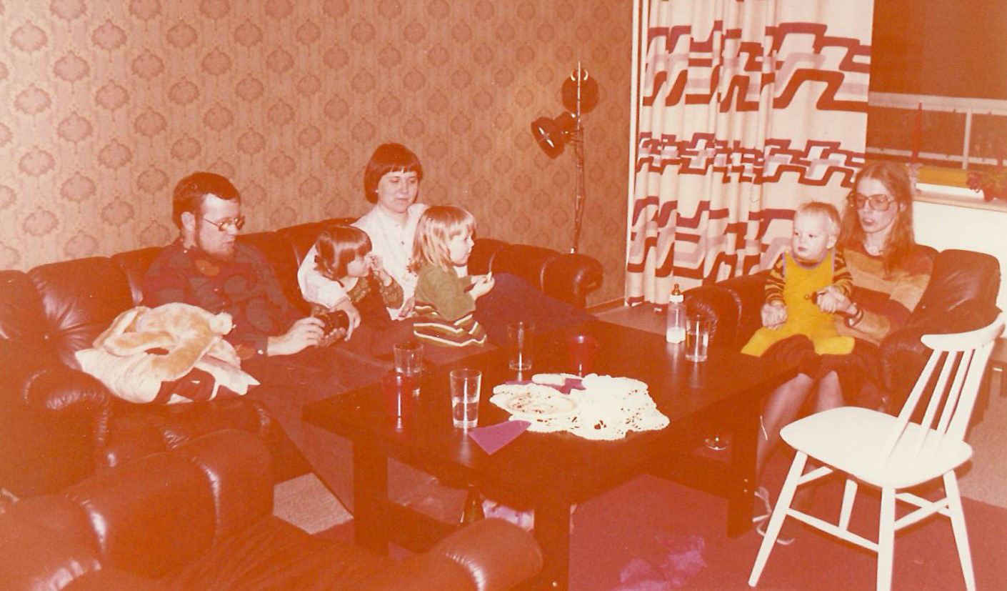 Ilari, Marita, Anu ja Minna 17.3.77