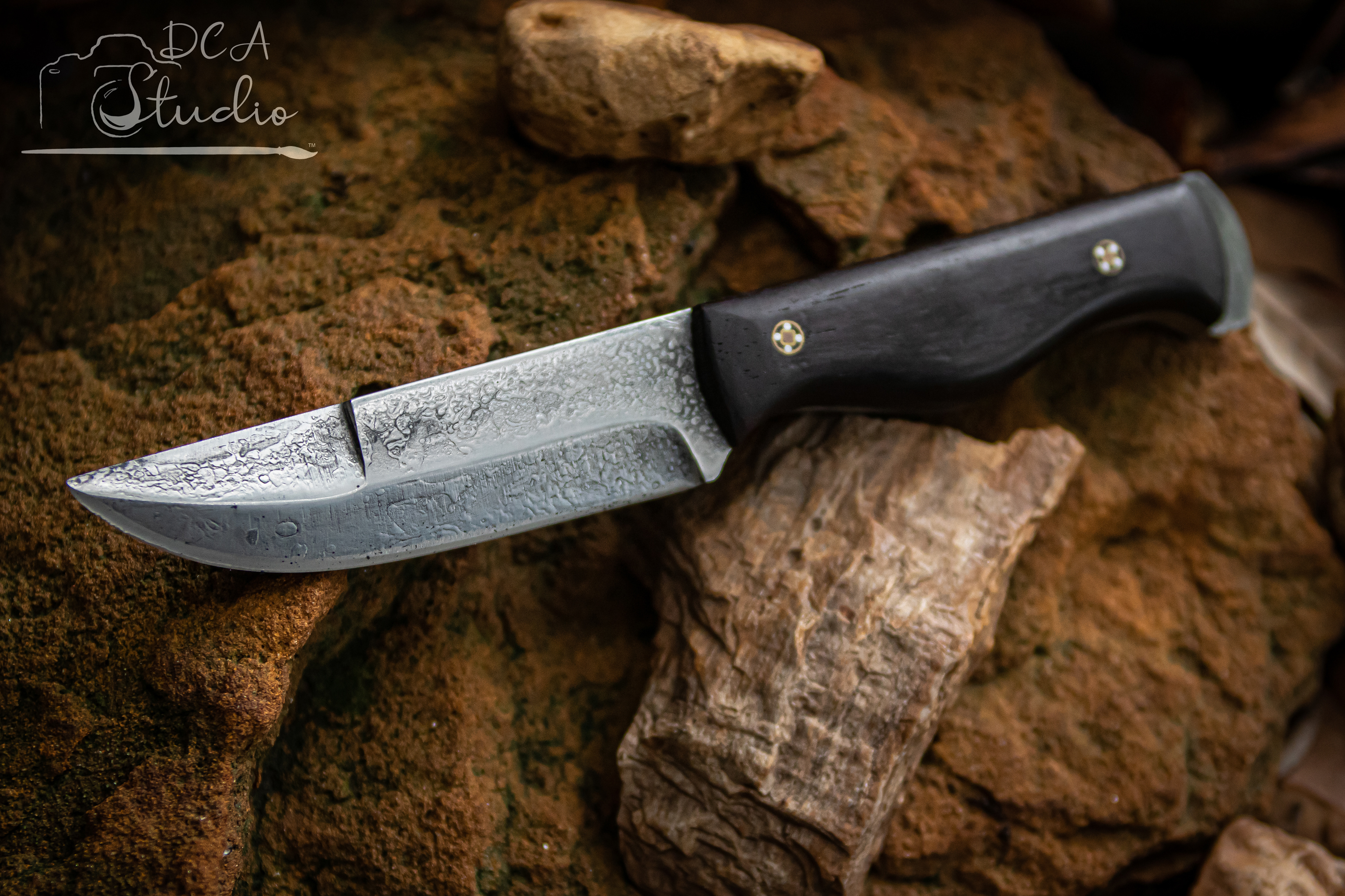 The Predator knife Mk II: designed and forged by BrackinBladesForge.com