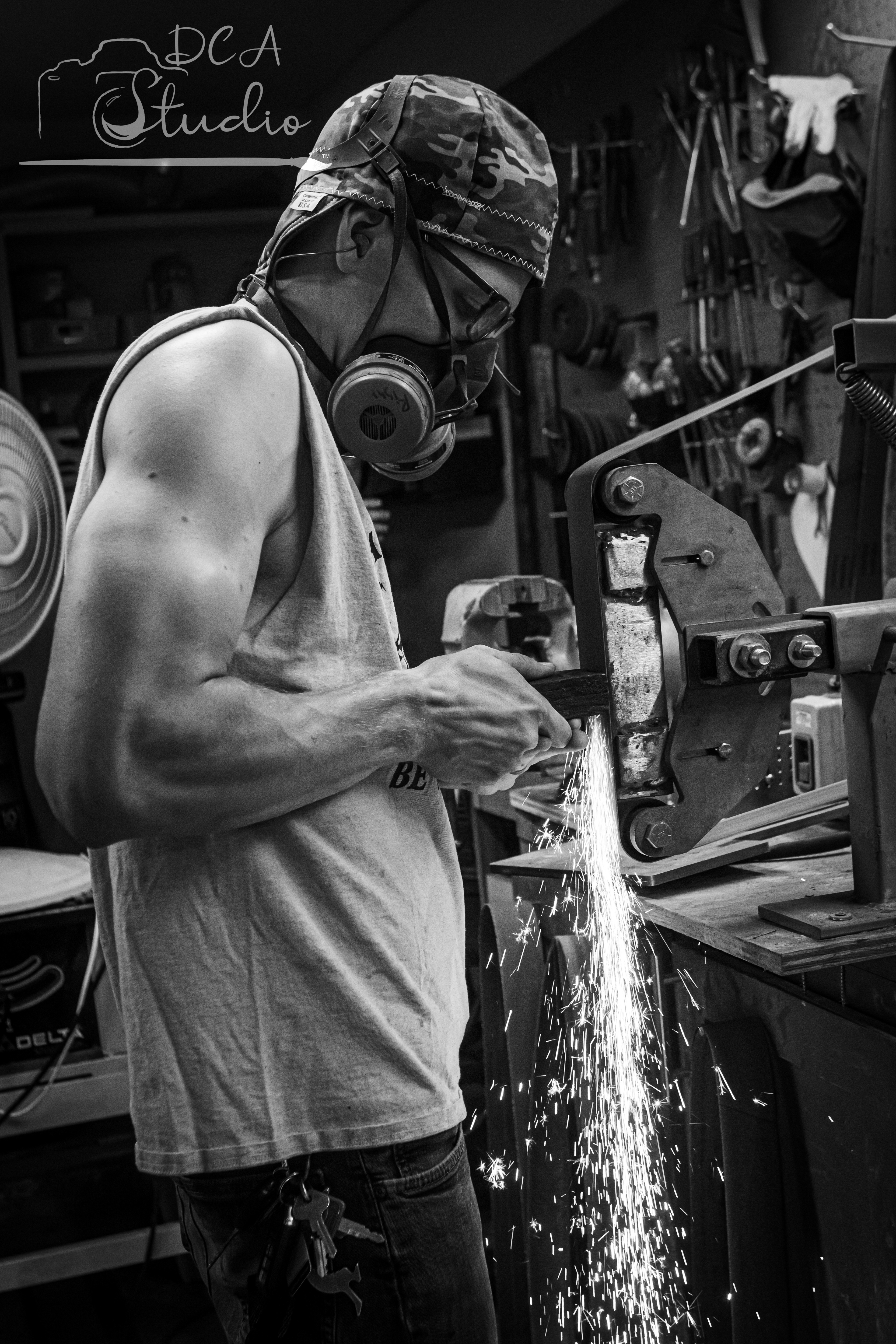 Logan Brackin, owner at Brackin Blades Forge