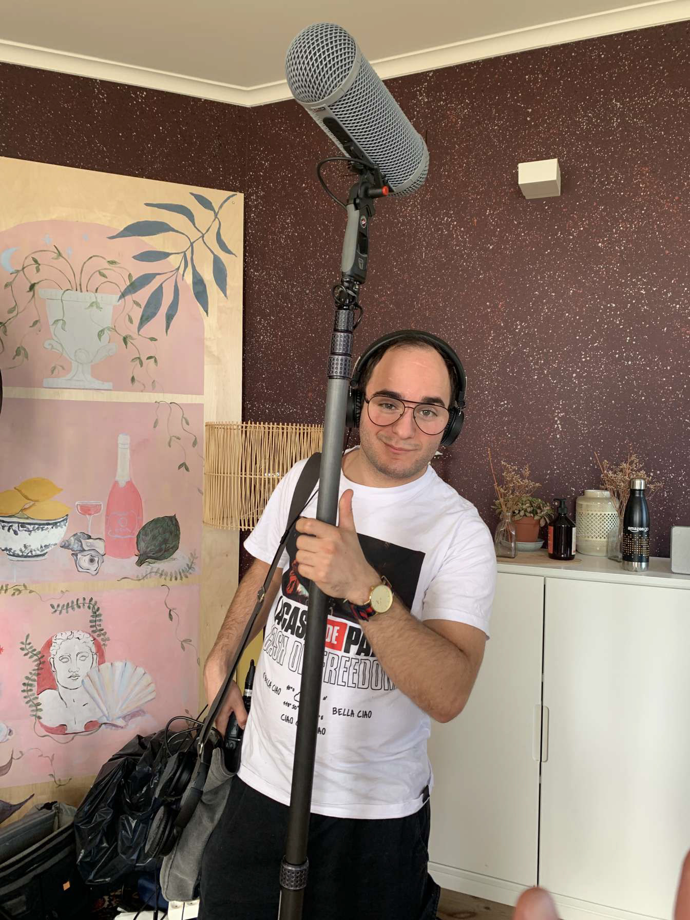 Aleks Magnusson bts "Samma Mynt" Sound technician