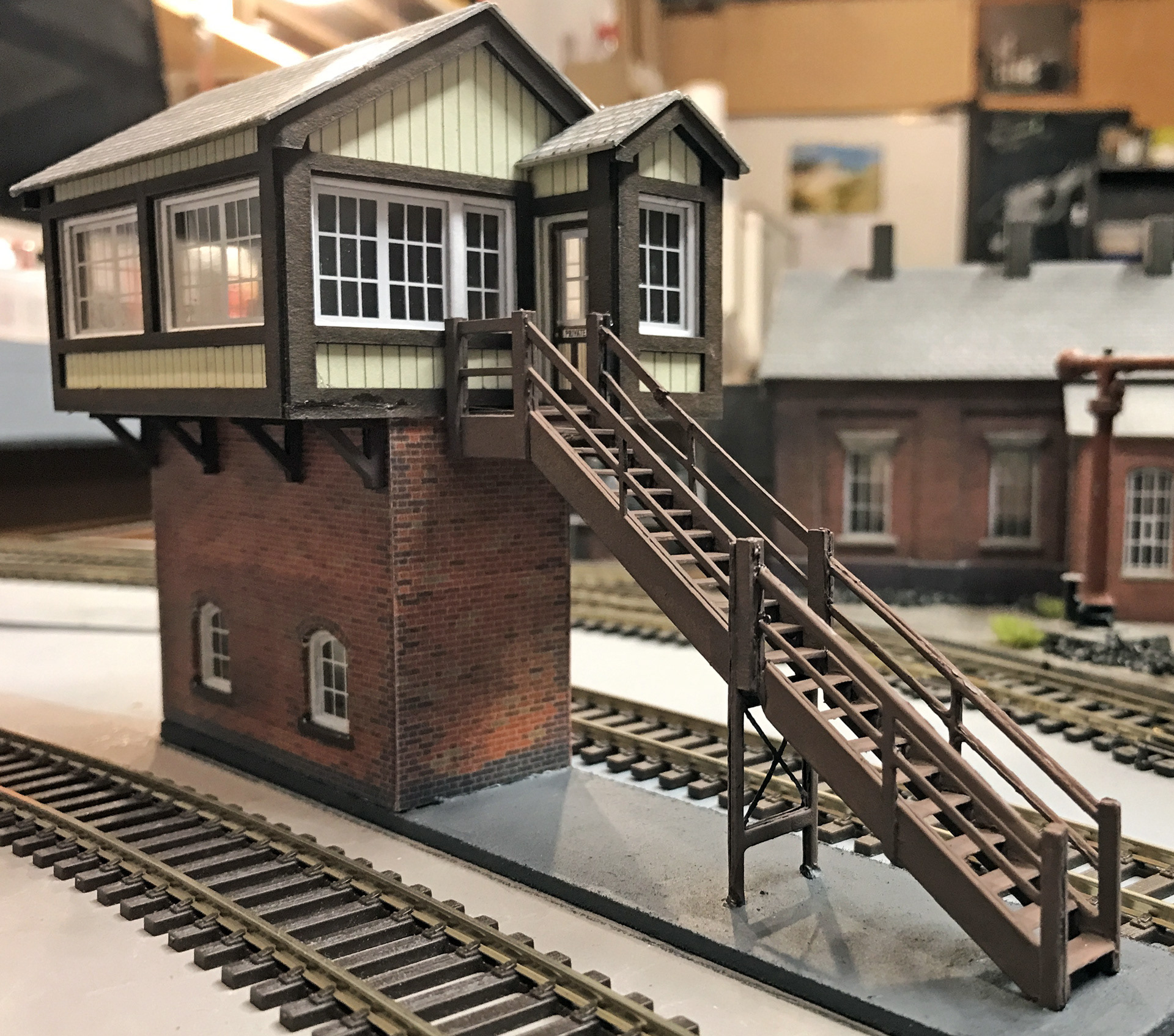Kit-bashed Metcalfe Signalbox