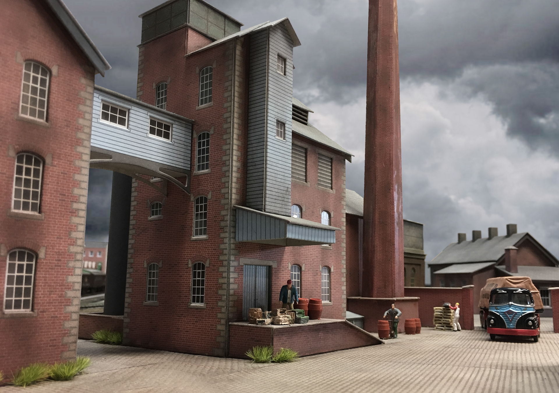 Kit-bashed Metcalfe Brewery