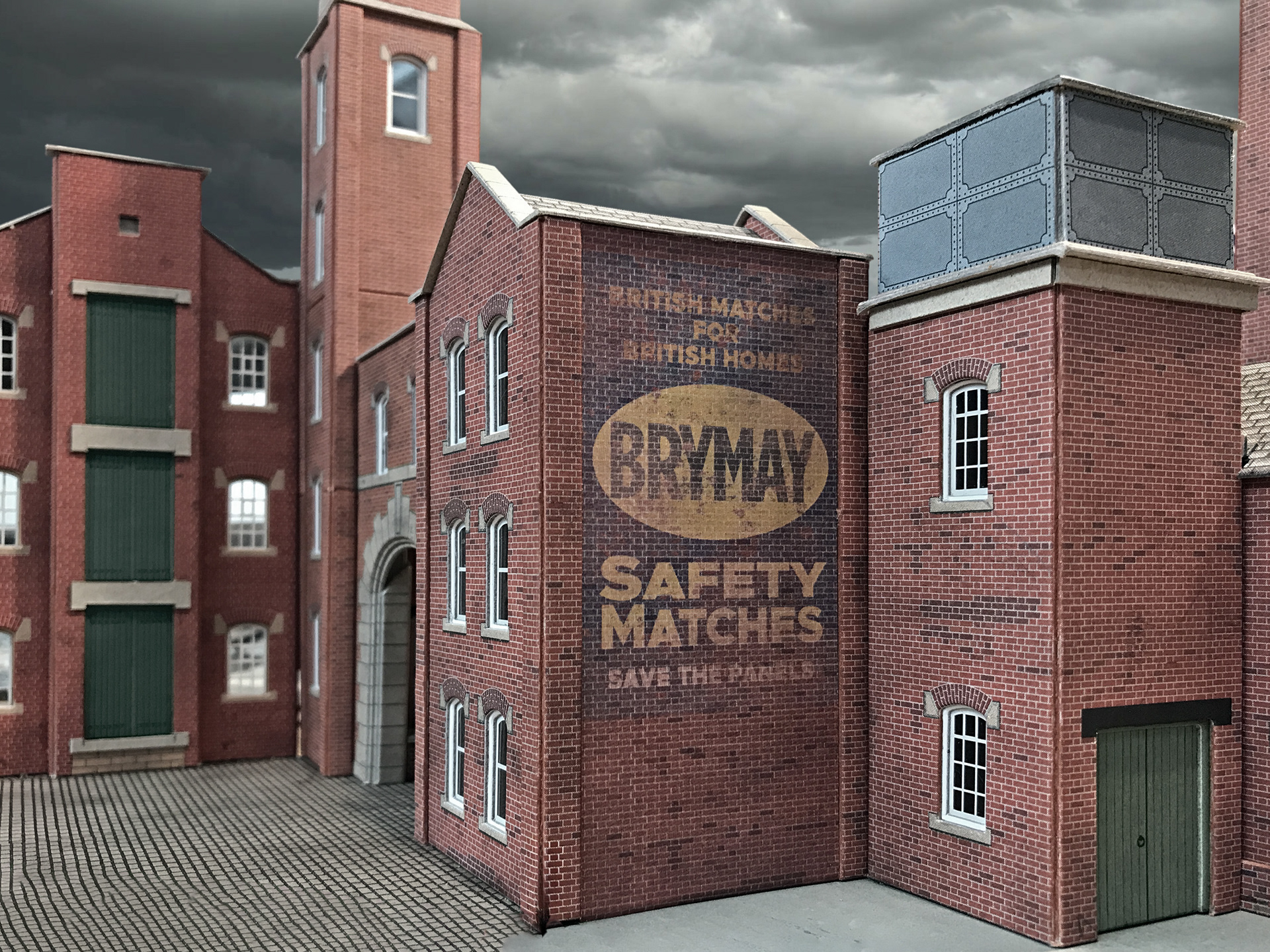 Kit-bashed Metcalfe Factory