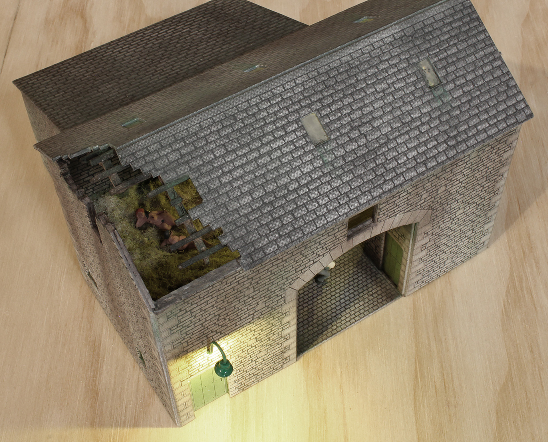 Kit-bashed Metcalfe Barn