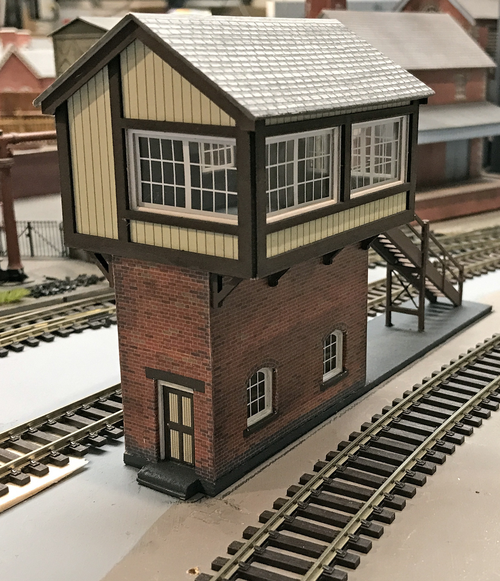 Kit-bashed Metcalfe Signalbox