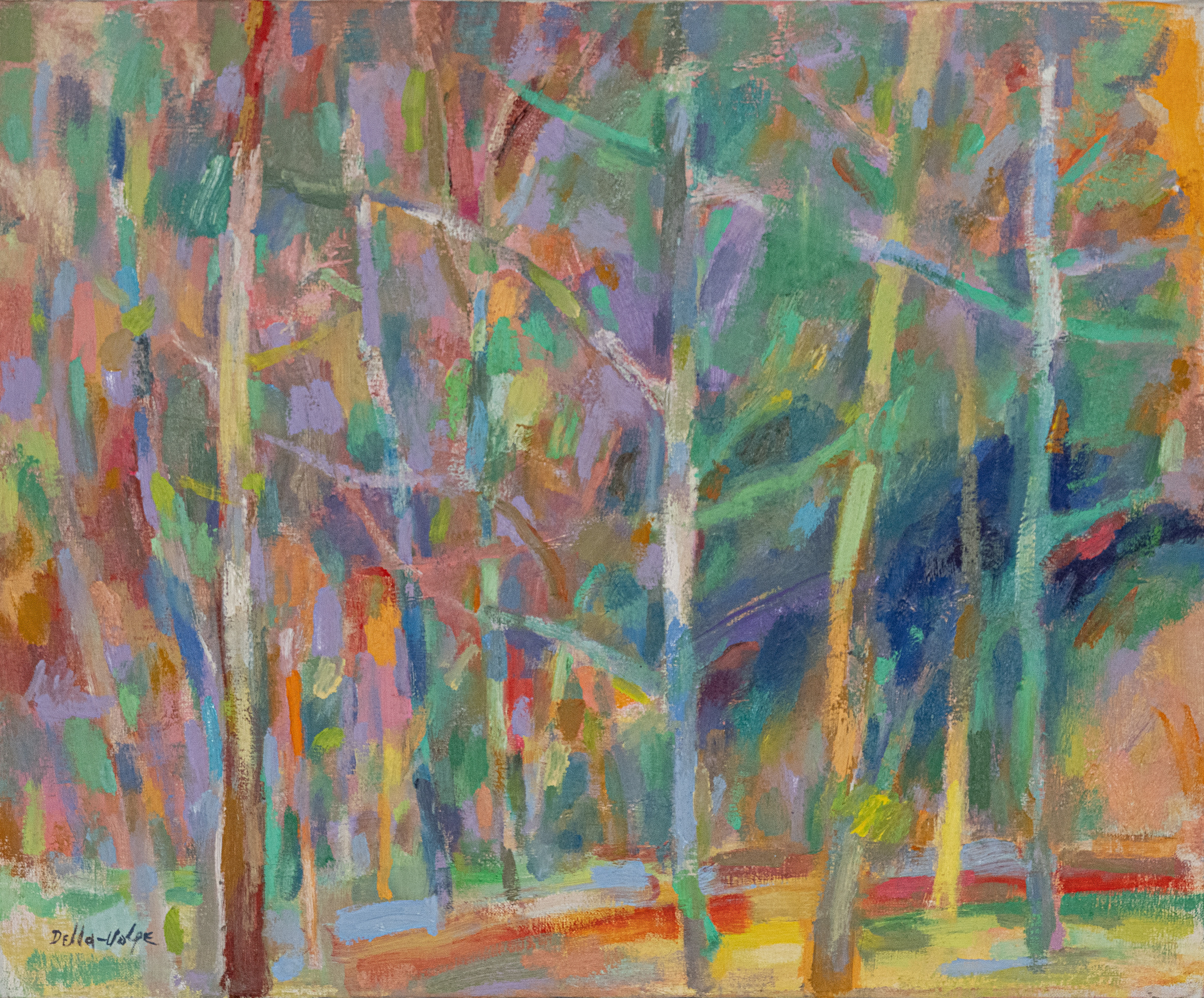 "Shady Dell Trees"  18x22 o/c sll .j