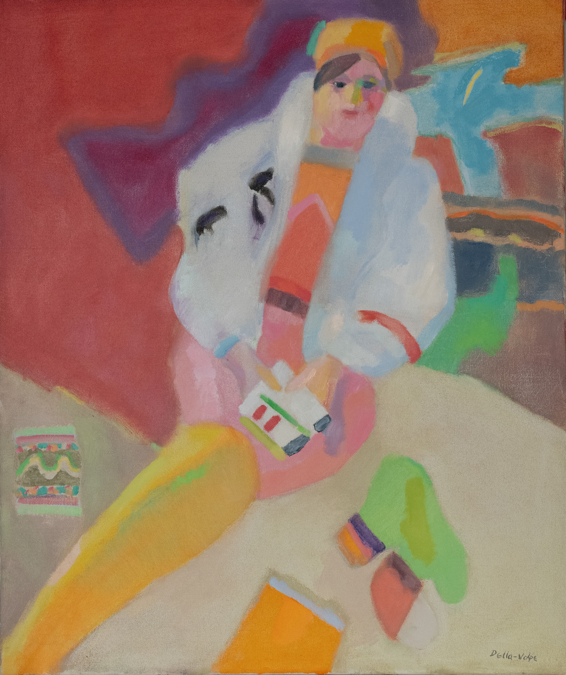 Woman and Painting  oc 36x30 ('07-'08)