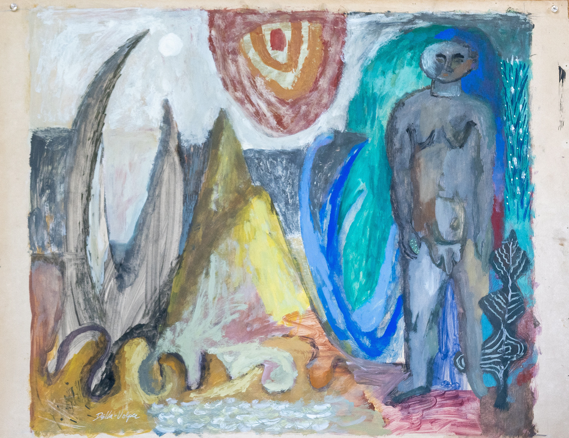 "Nude in Abstraction" wc/paper, sll