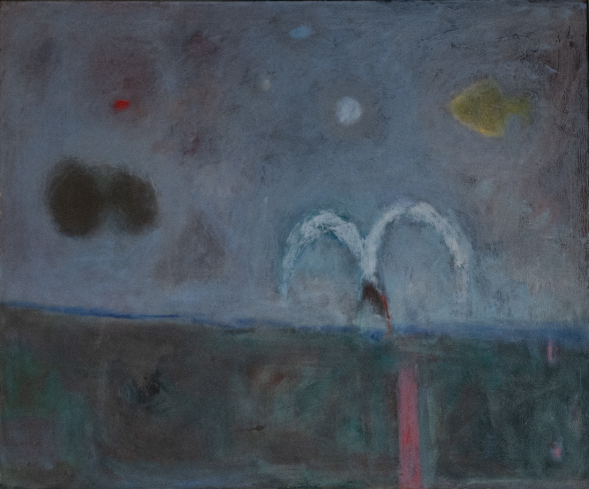 "Gull and Marshland" 41.5x 49, o/c, sll (1956-59