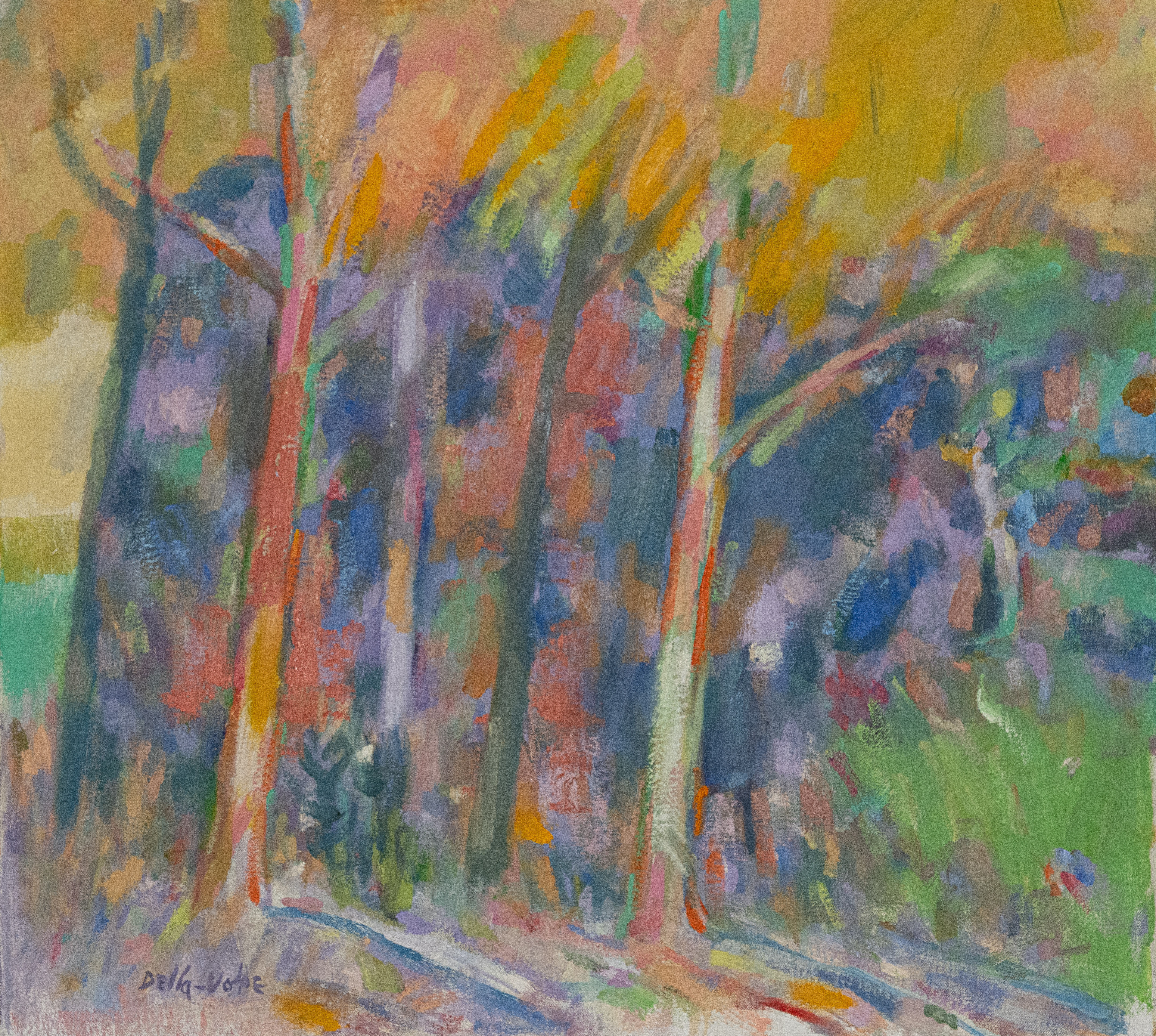 "Woods" 20x22, sll and enverso  