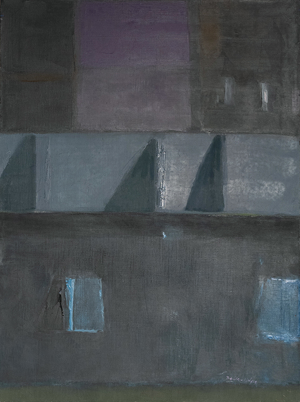 "Night Sand Fence" o/c, 32x24