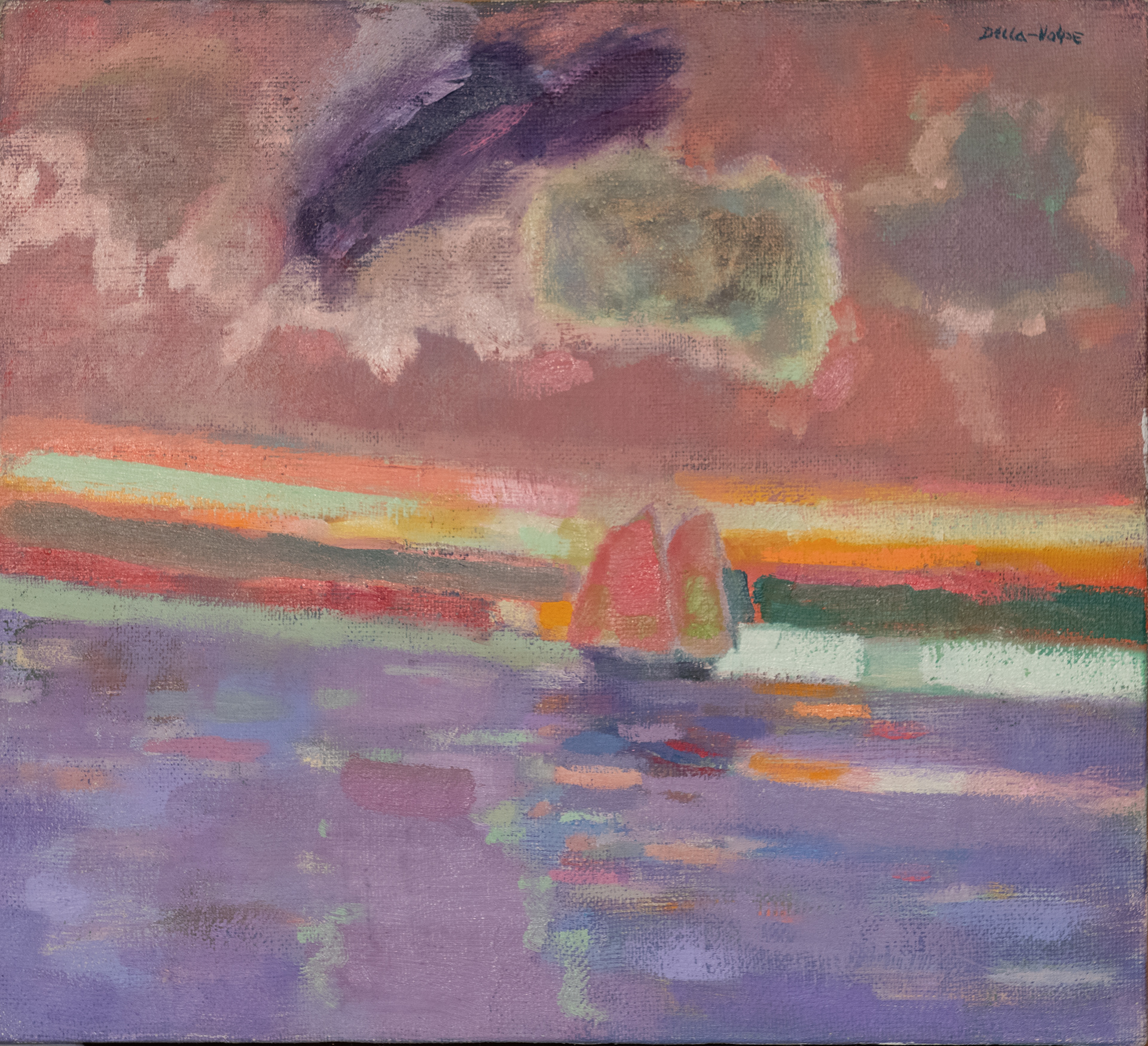 Boat in the Bay  0c  18x20  ('04-'05)