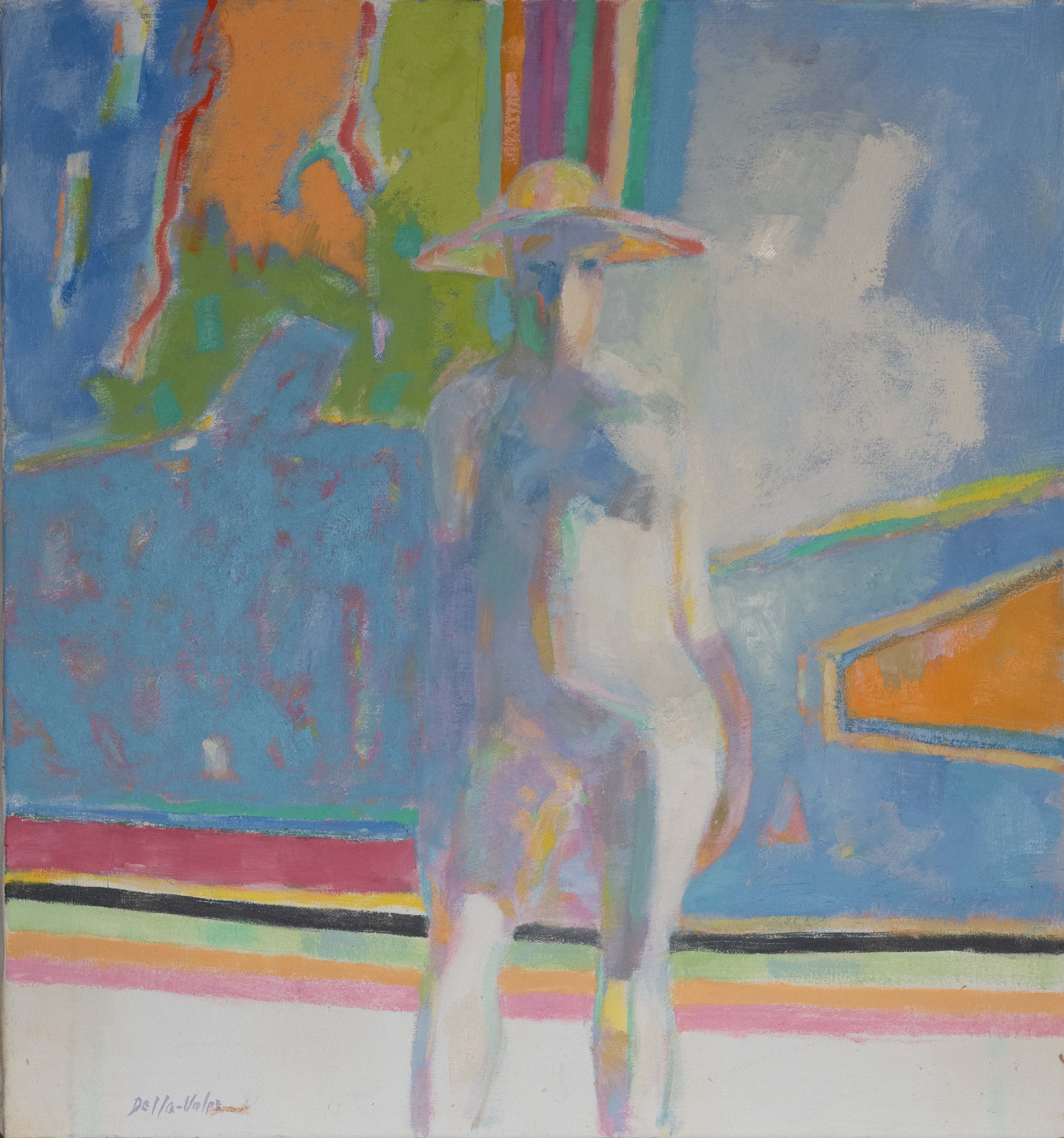 "Bather and Beach Wall" oc  28x26