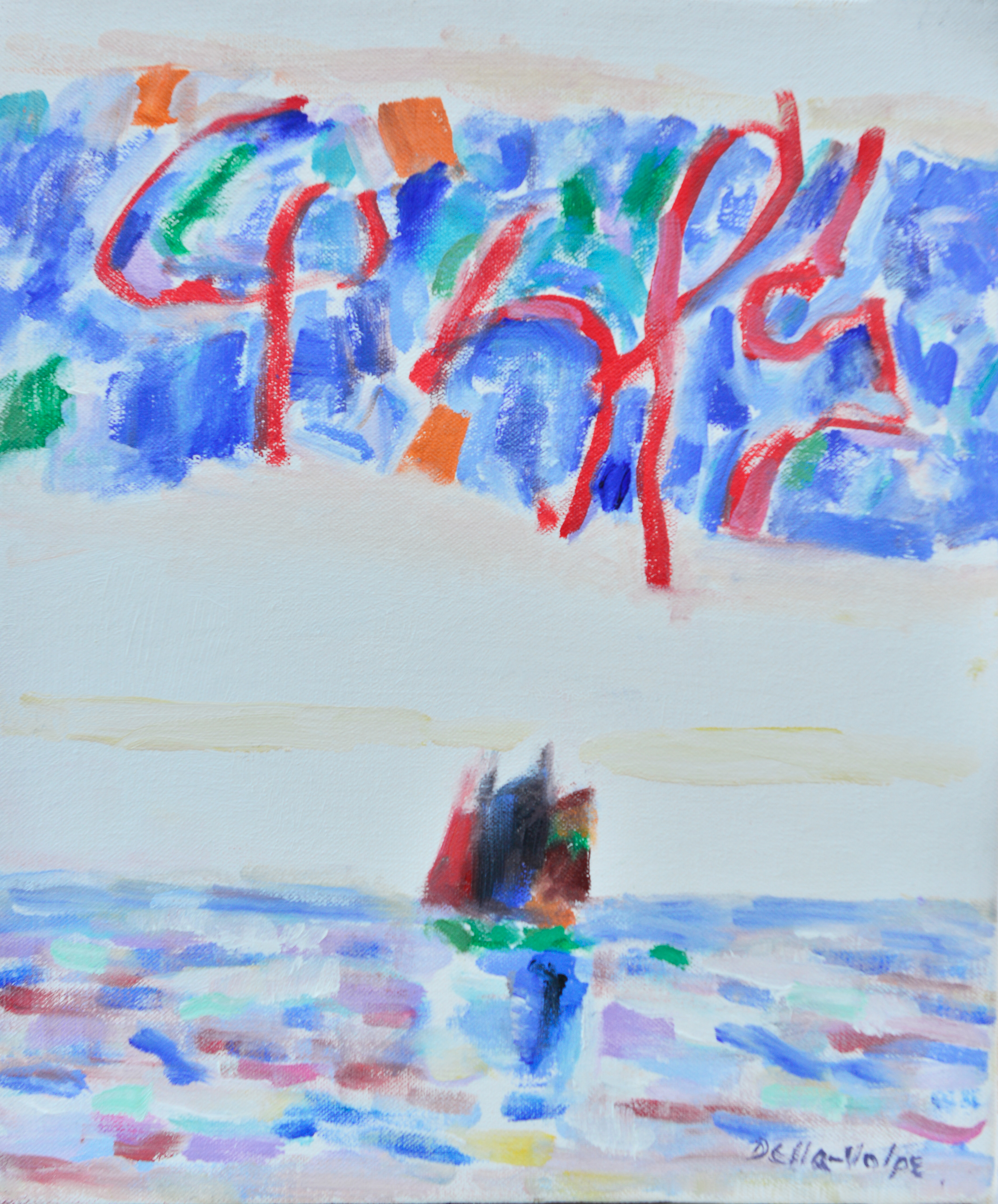 Calligraphic Clouds o/c 12x10