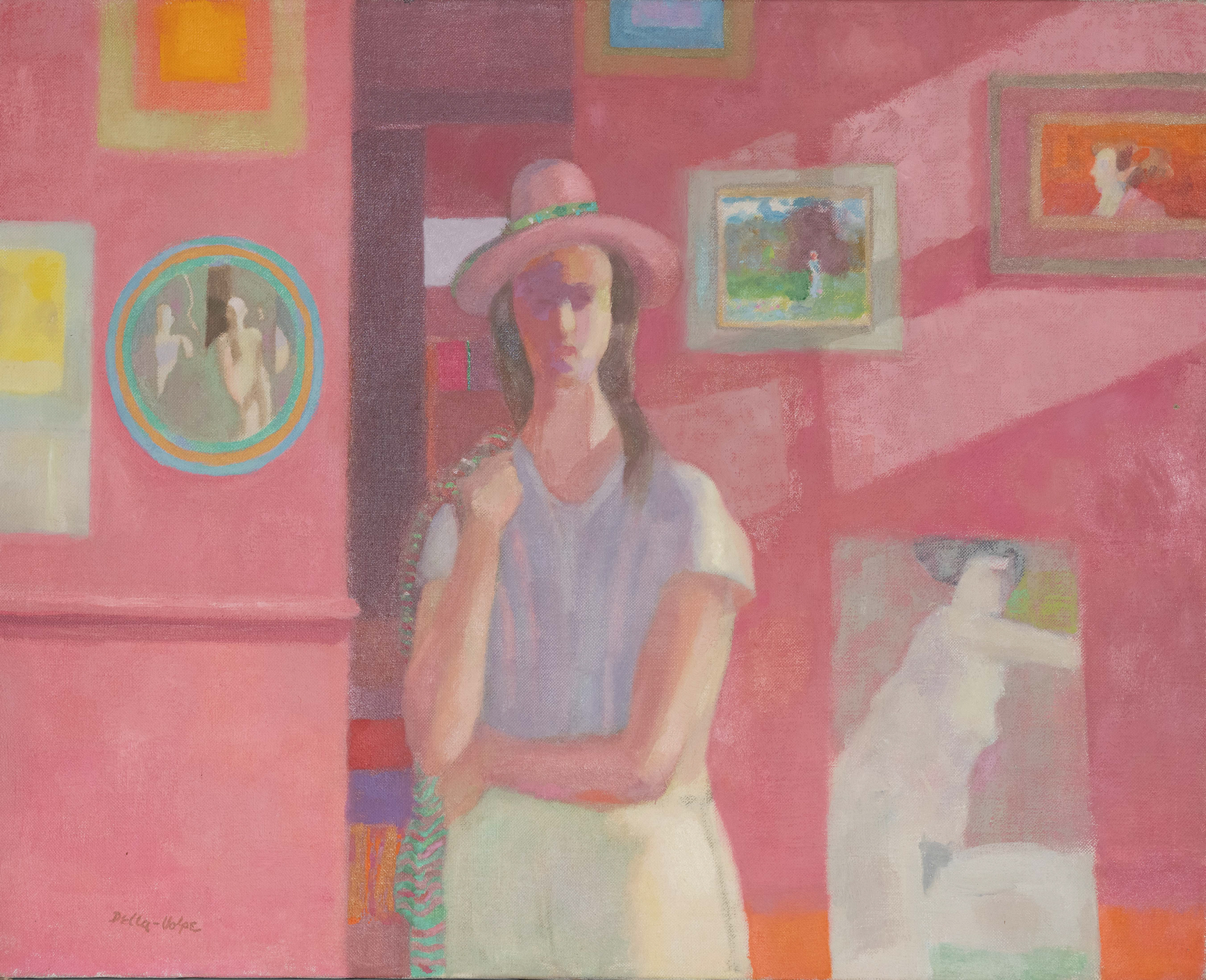 "Studio Visitor" o/c  24x30 ('92-'95)