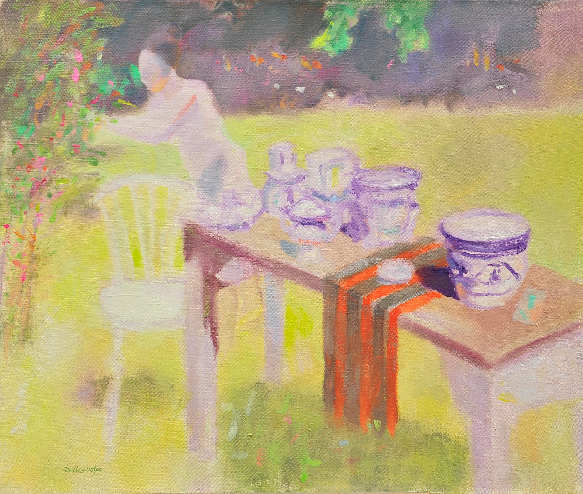 "P"Pruning and Garden Table", 22x26 ,o/c, sll ('88-'91) 