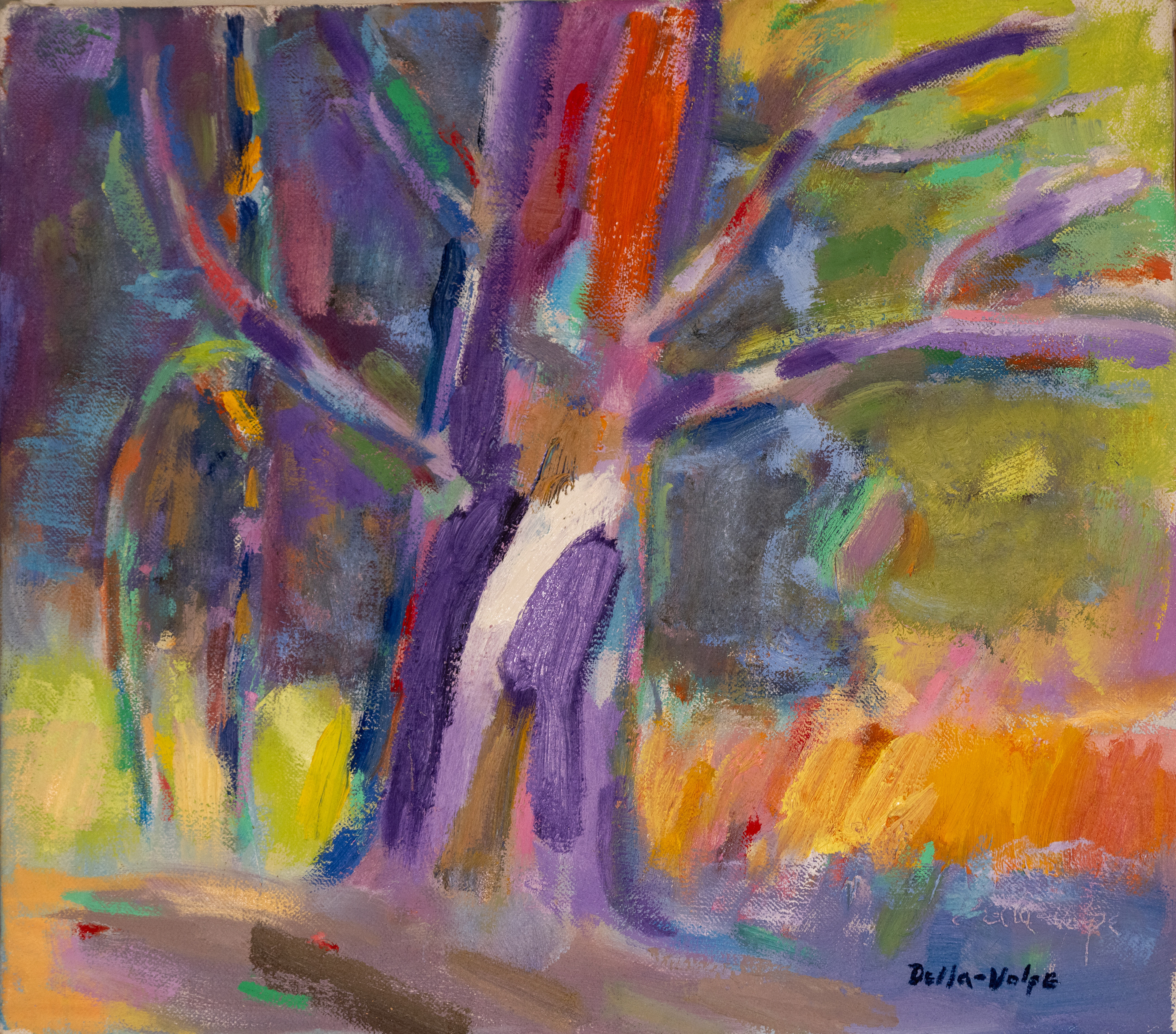 "Back Yard Tree #2" , o/c, slr